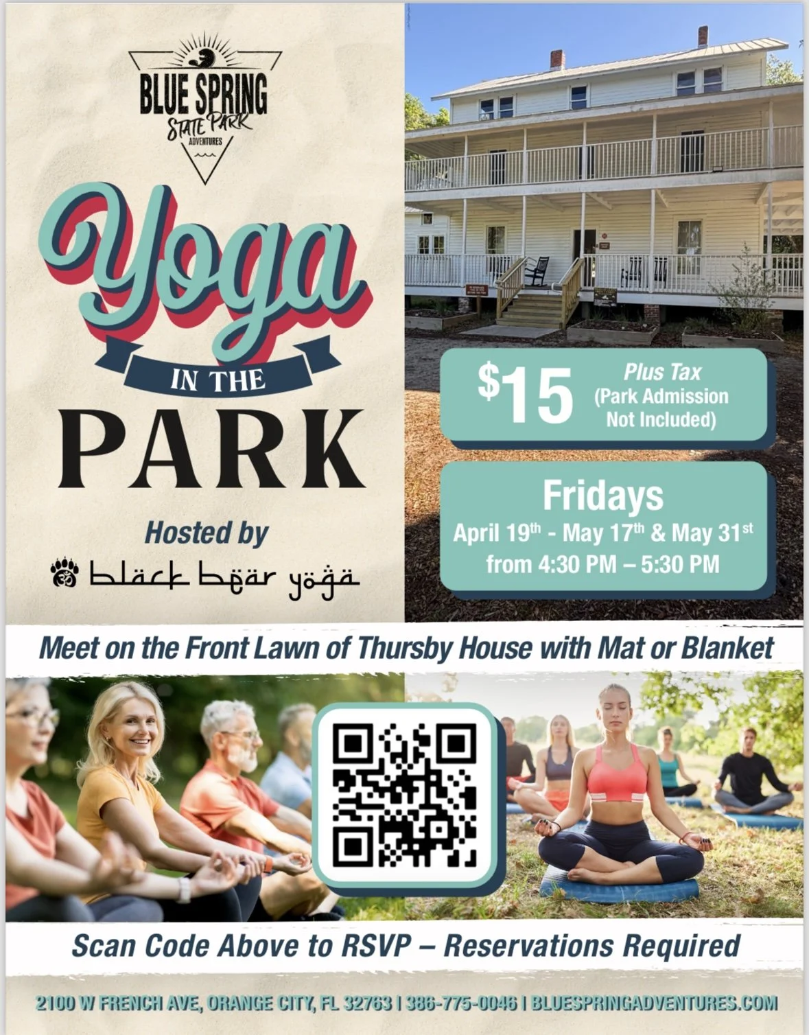 Yoga In The Park  At Blue Springs State Park
