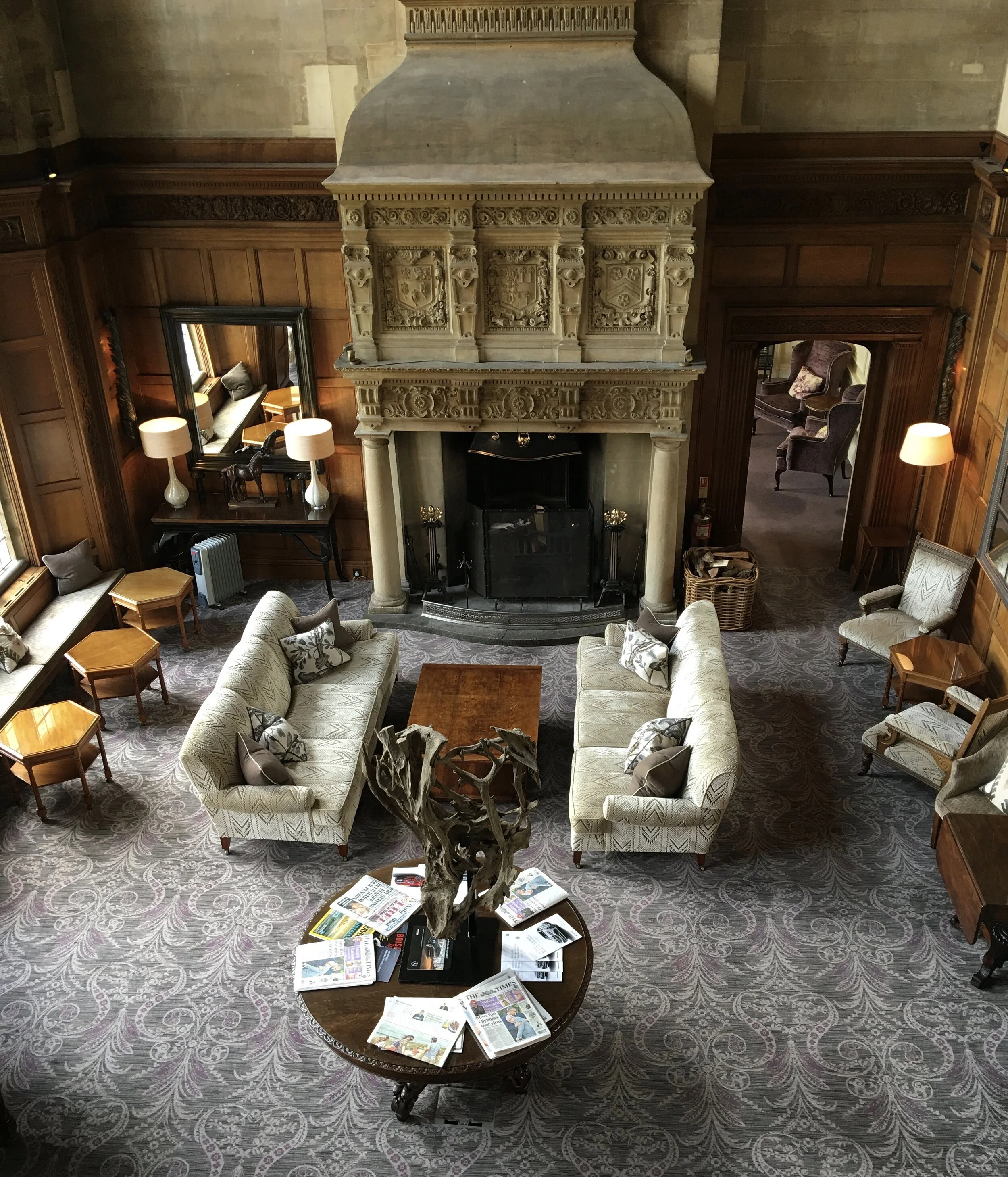 A very proper parlor - not of course the one we shall be able to afford - near North Bovey