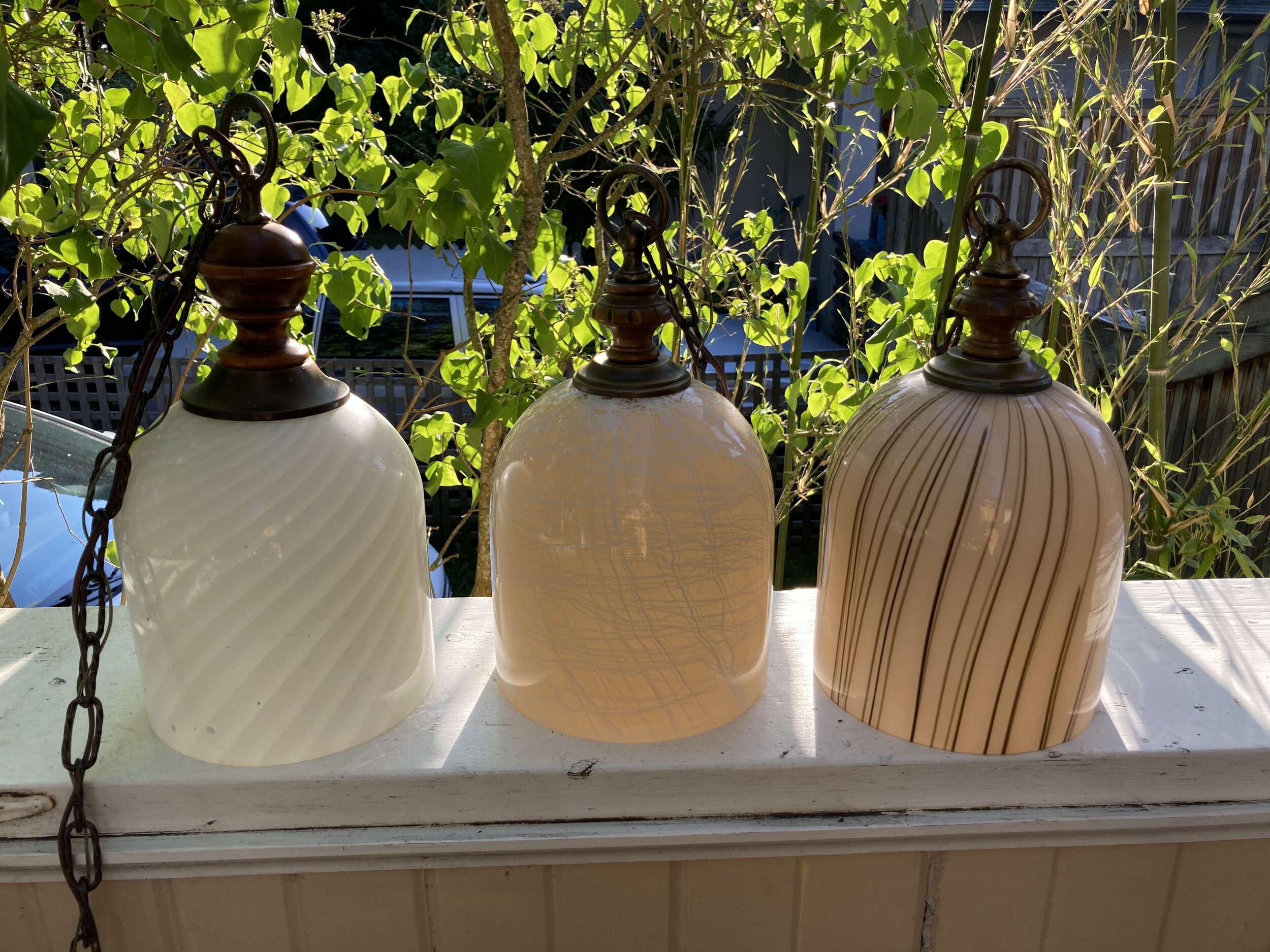 Murano Glass Hanging Lamps