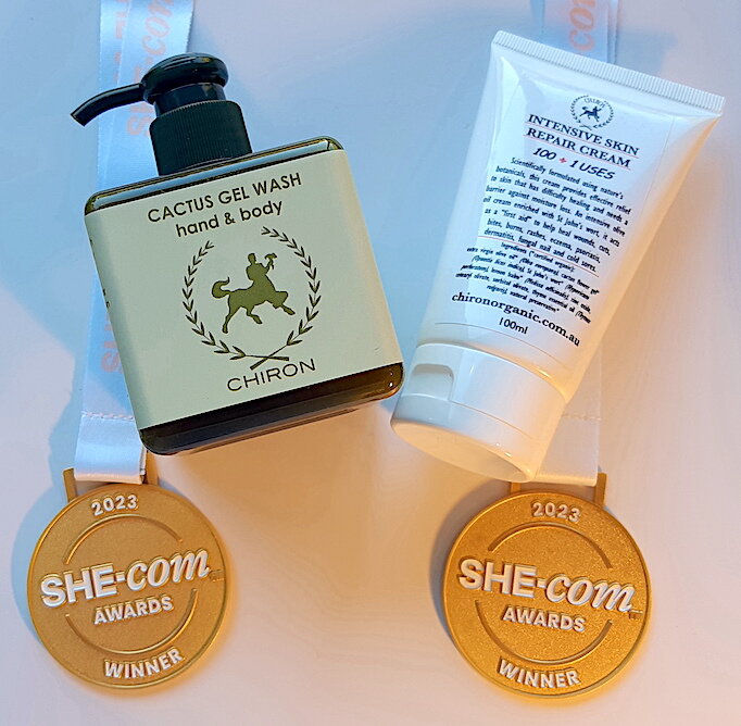 What a fun surprise to get these in the mail. Real medals for our winning products! Thank you @shecom.co for your encouragement of female entrepreneurs.