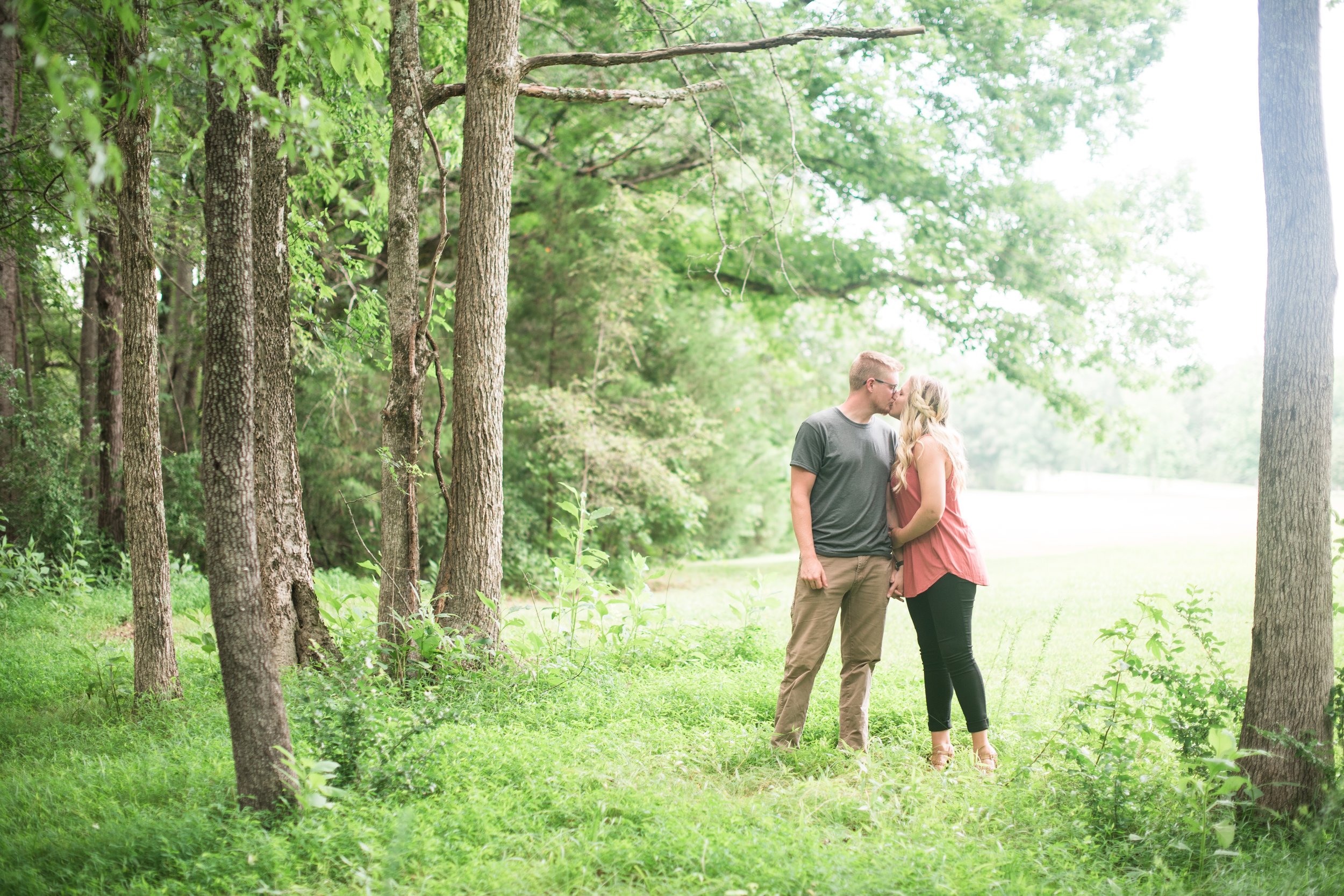 Magical Forest Engagement | Kimberly Cauble Photography