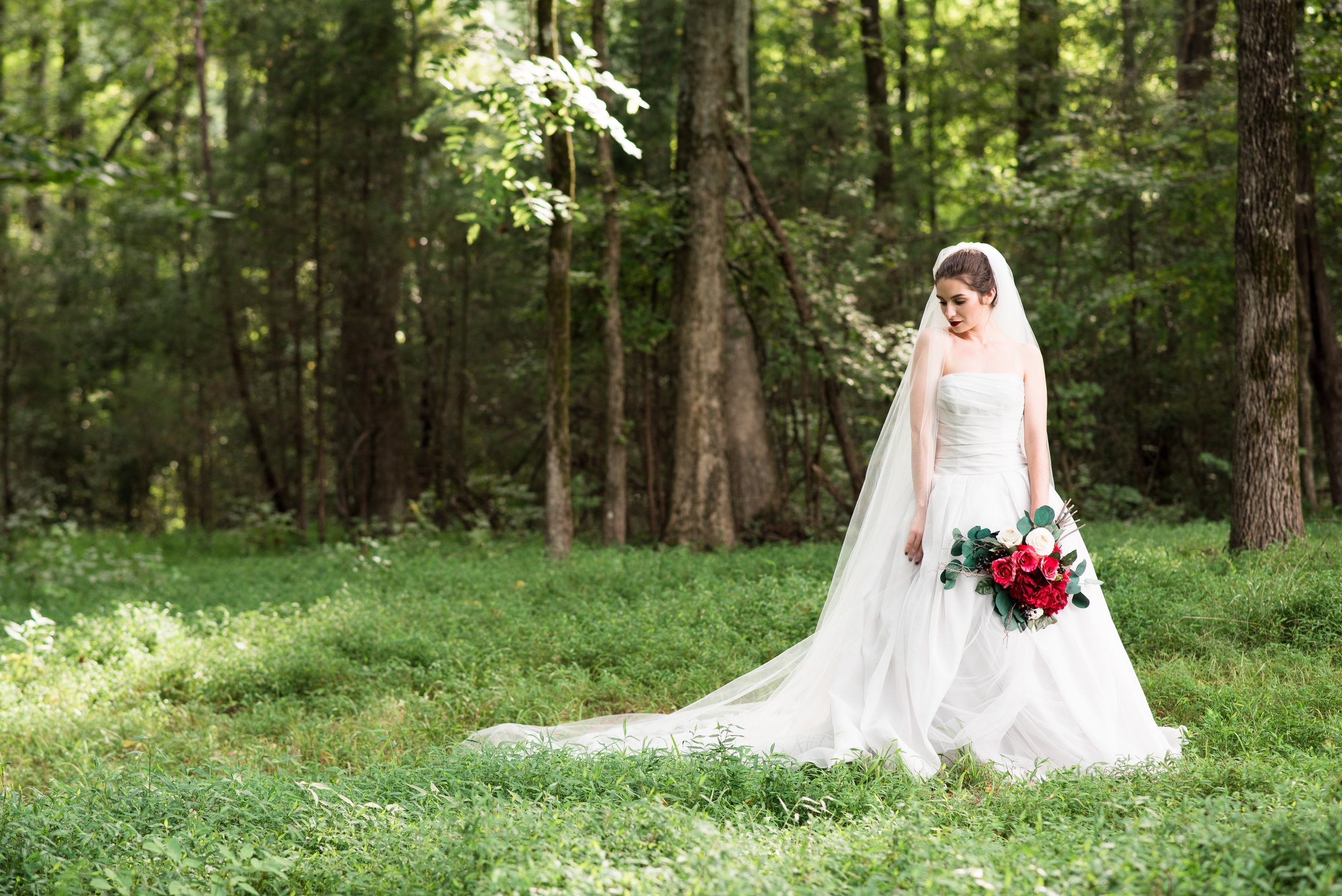 Bridal Portrait in the Woods | Westminster Park