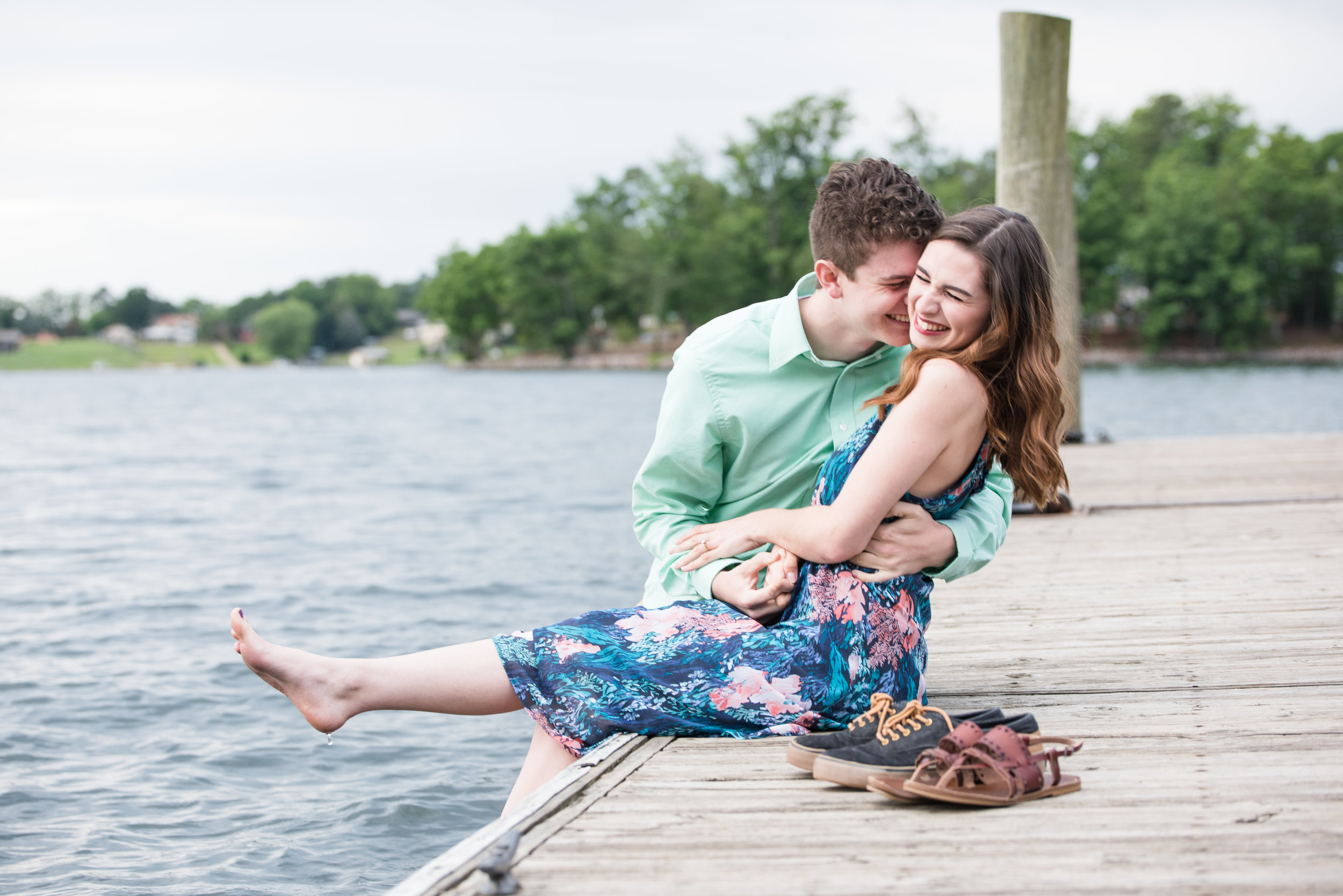 Lake Murray Engagement Session | Kimberly Cauble Photography