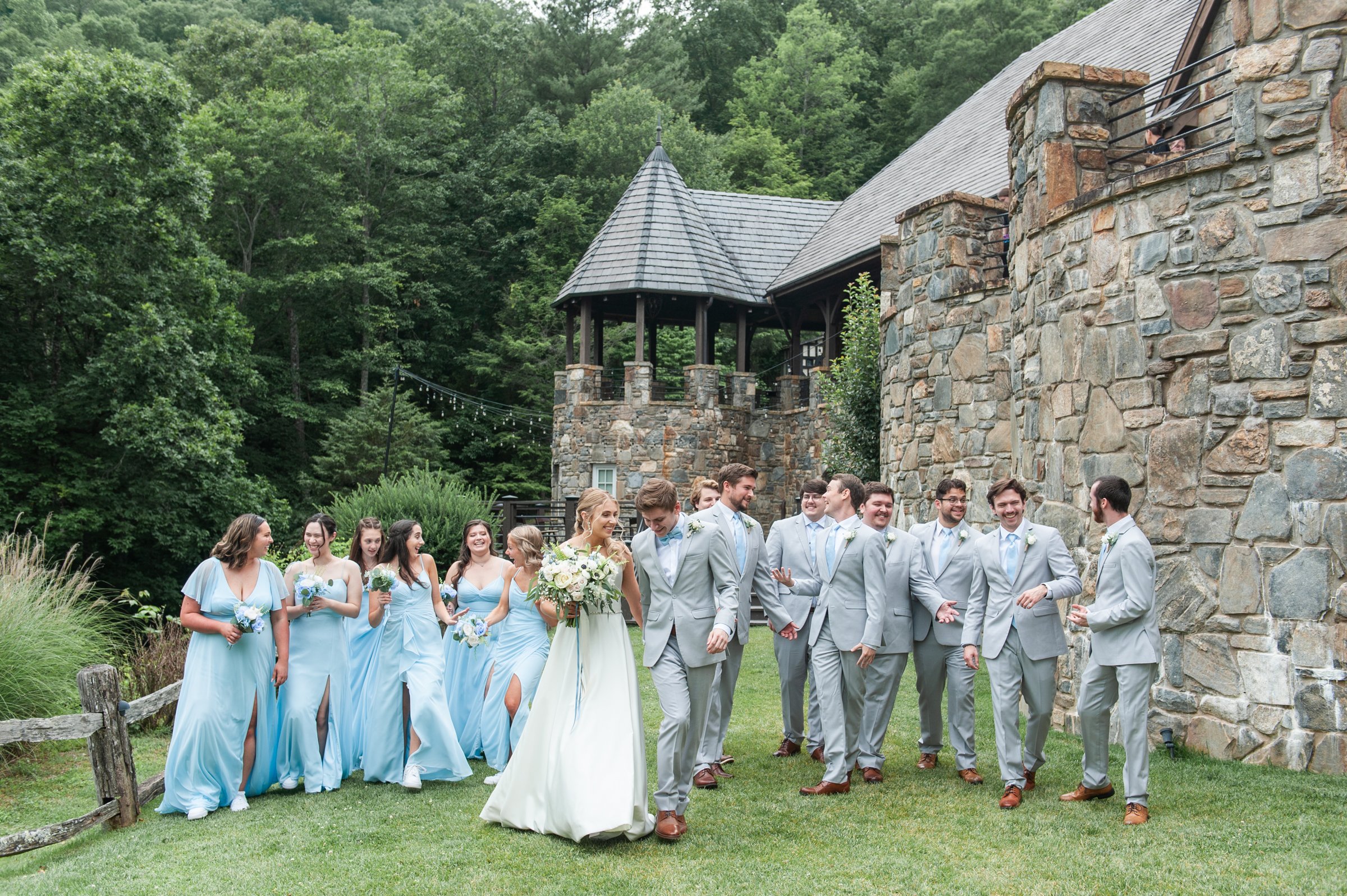 Castle Ladyhawke Wedding Party | Kimberly Cauble Photography