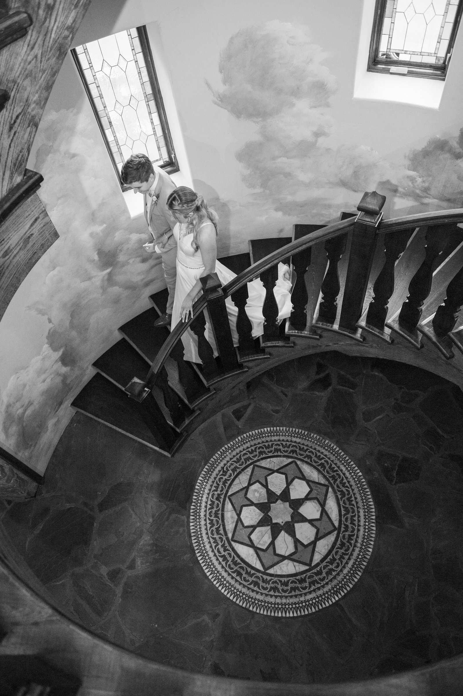 Staircase at Castle Ladyhawke | Kimberly Cauble Photography