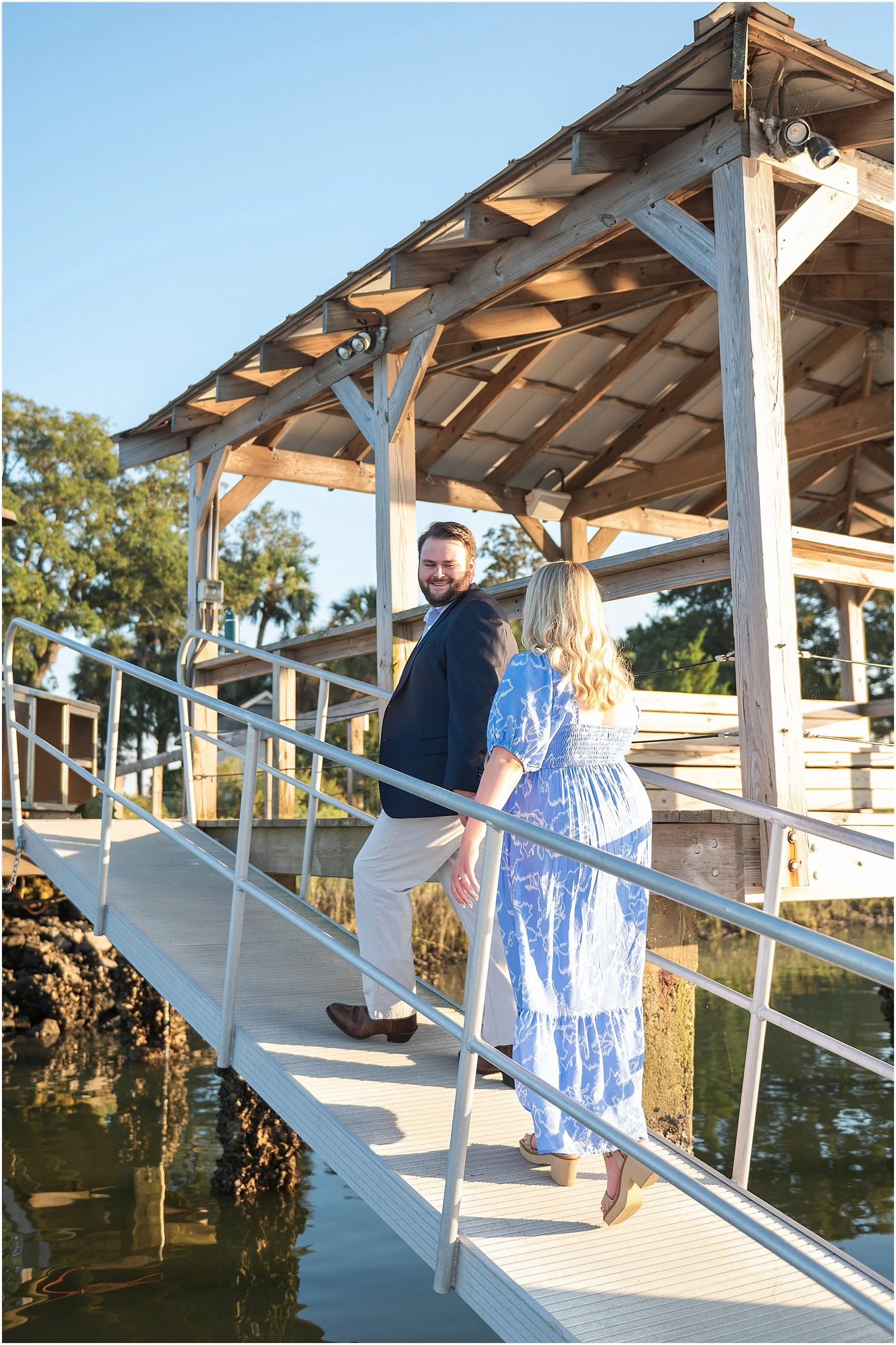 Dockside Engagement Session | SC Wedding Photographer