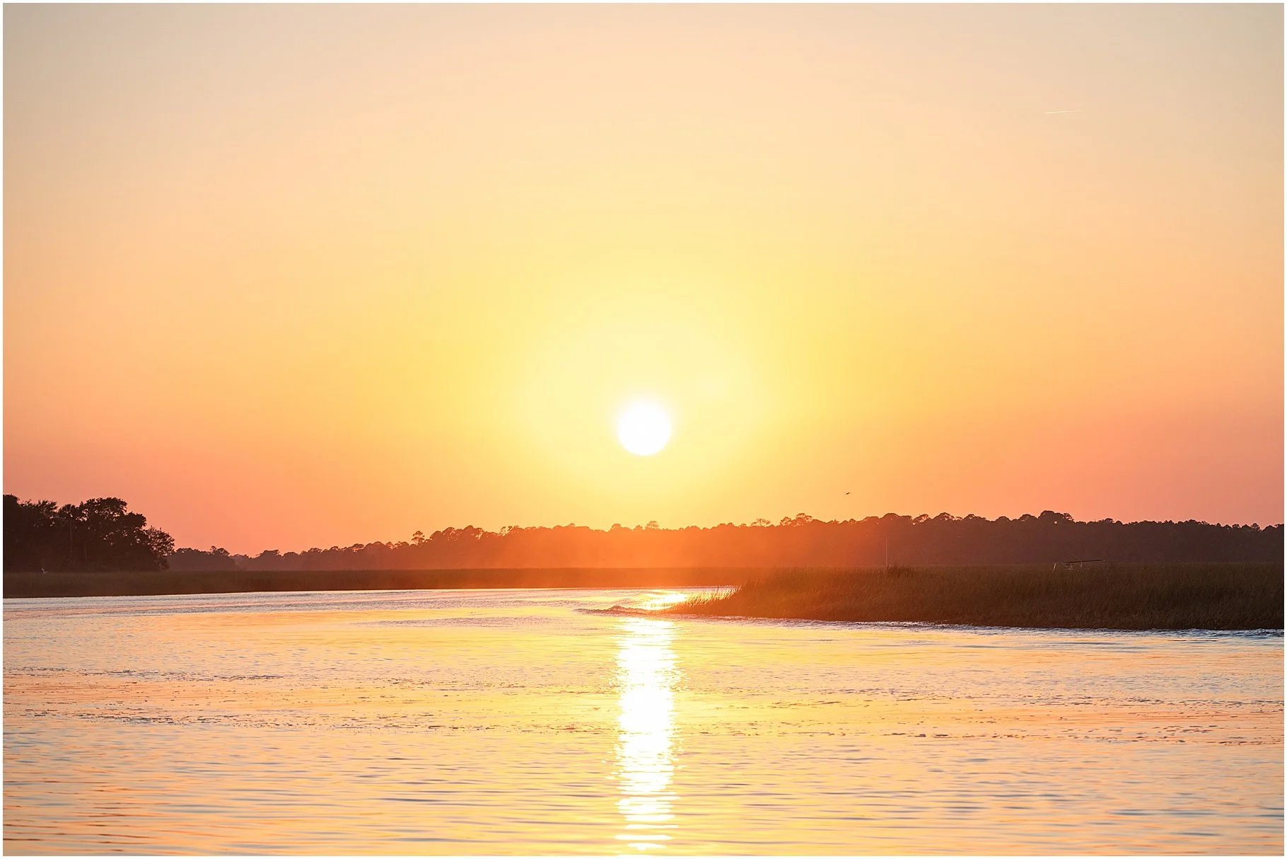 Folly Creek Sunset | SC Wedding Photographer