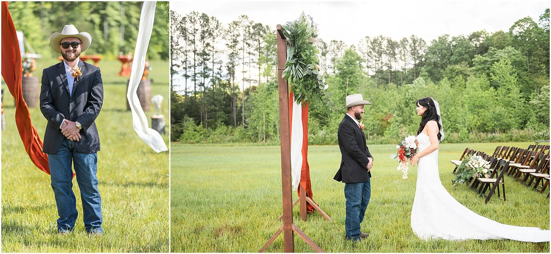 Clover, SC Wedding Photographer | First Look