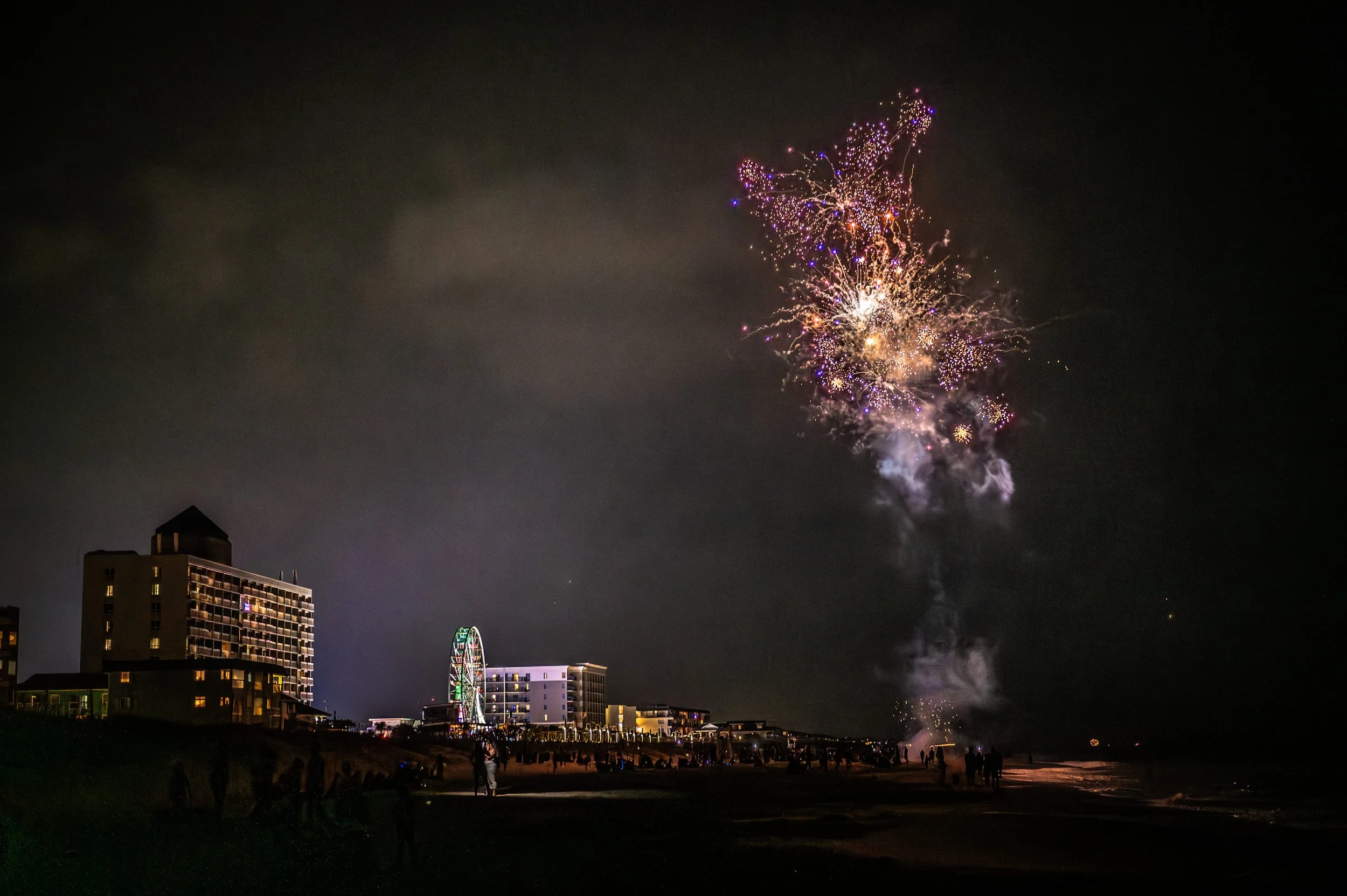 Carolina Beach Fireworks | Fine Art Photography
