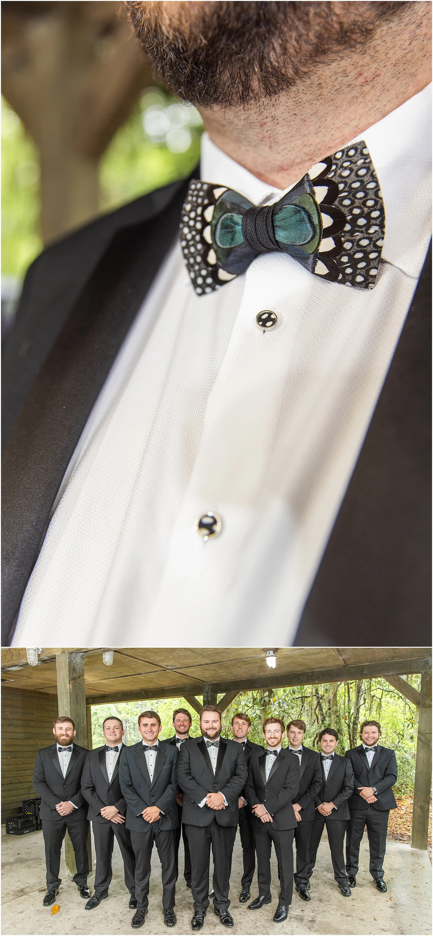 Groomsmen at Wingate Place | Custom Bowtie