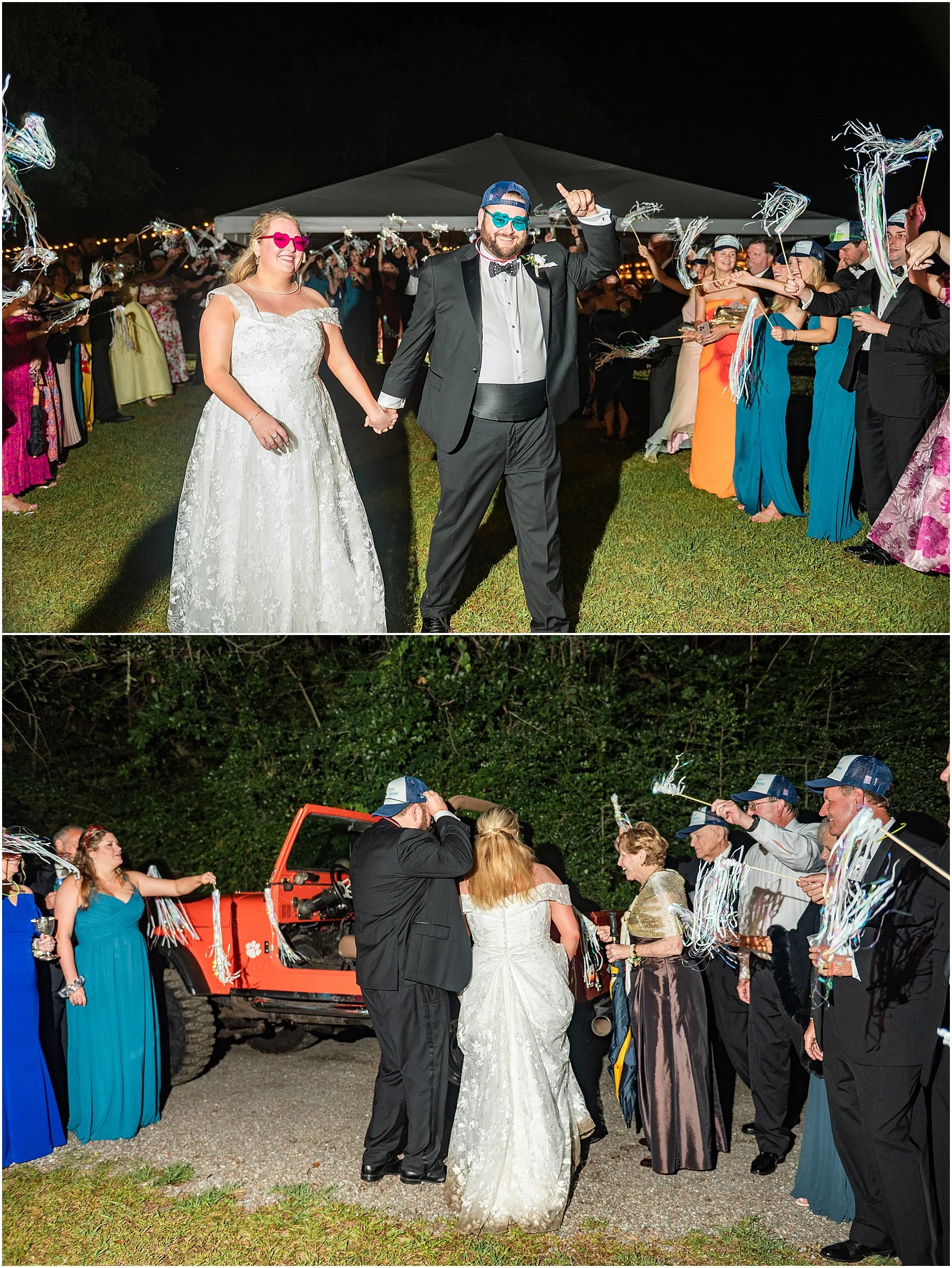 Wedding Reception Exit | Sparkler Exit