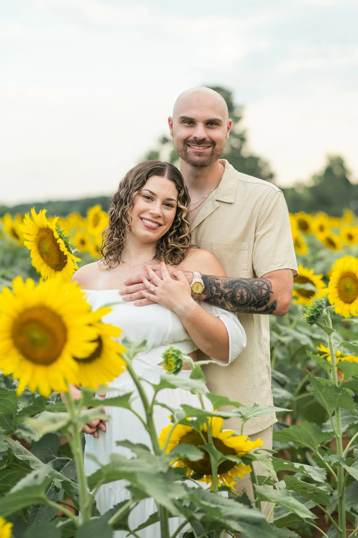 It's Angela &amp; Dillon's wedding day!  I am so excited to celebrate with you!
*
*
*
#rockhillwedding #sunflowerengagementphotos #drapernaturepreserve