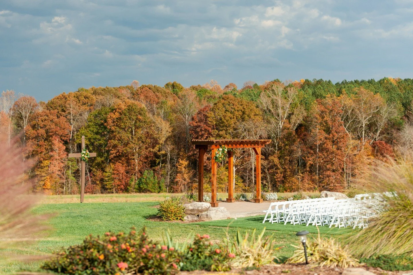 And THIS is why I love Fall weddings.  This season is crazy hectic with so many weddings and family portraits, but these glorious colors are worth it all!!!

@events.meadowview