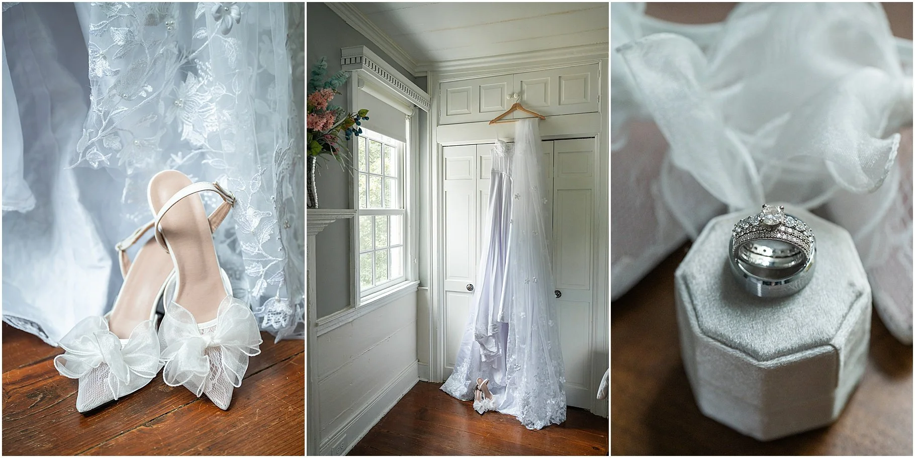 Romanic Robertson Homestead Wedding | Bridal Details
