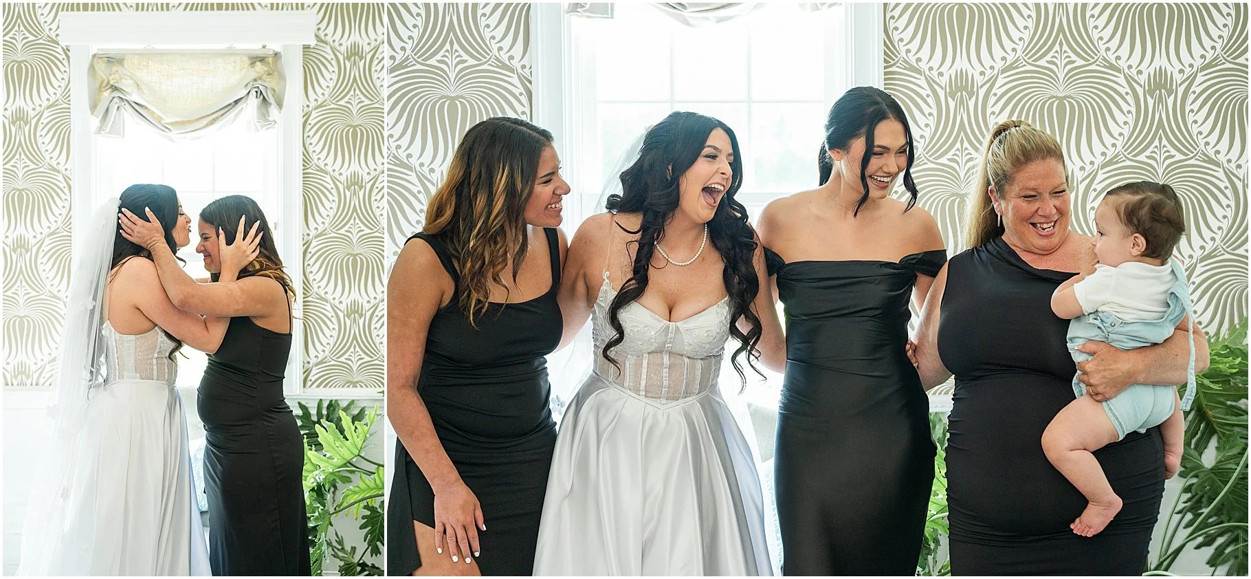 Bride and Bridemaids | Rock Hill Wedding Venue