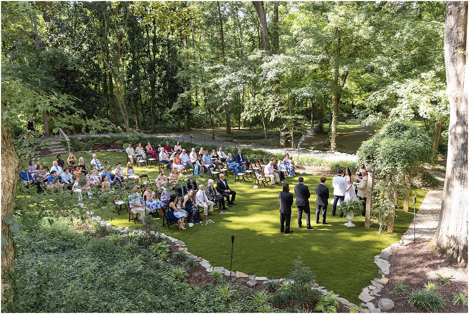 Romantic Robertson Homestead Wedding | Ceremony Space