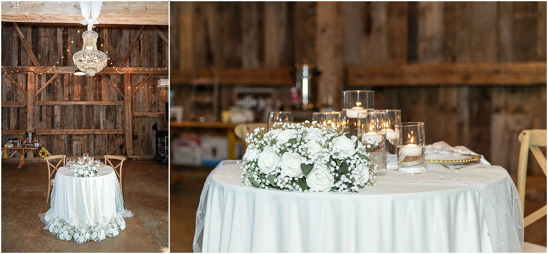 Tipsy Goat Barn Wedding Reception | Romantic Wedding Reception