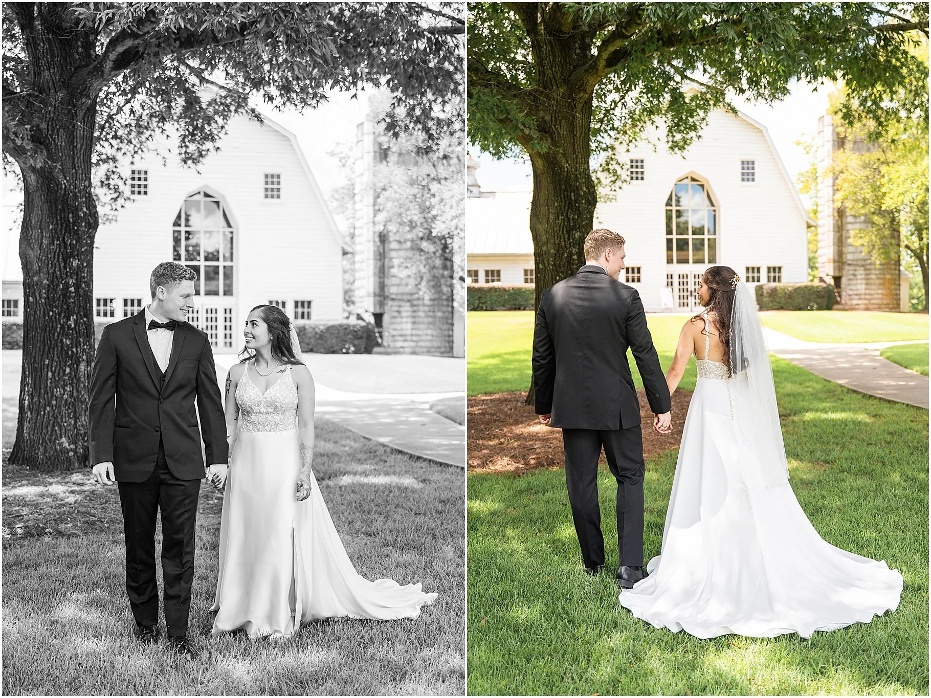 Charlotte Wedding Photographer | Dairy Barn at Anne Springs Close Greenway