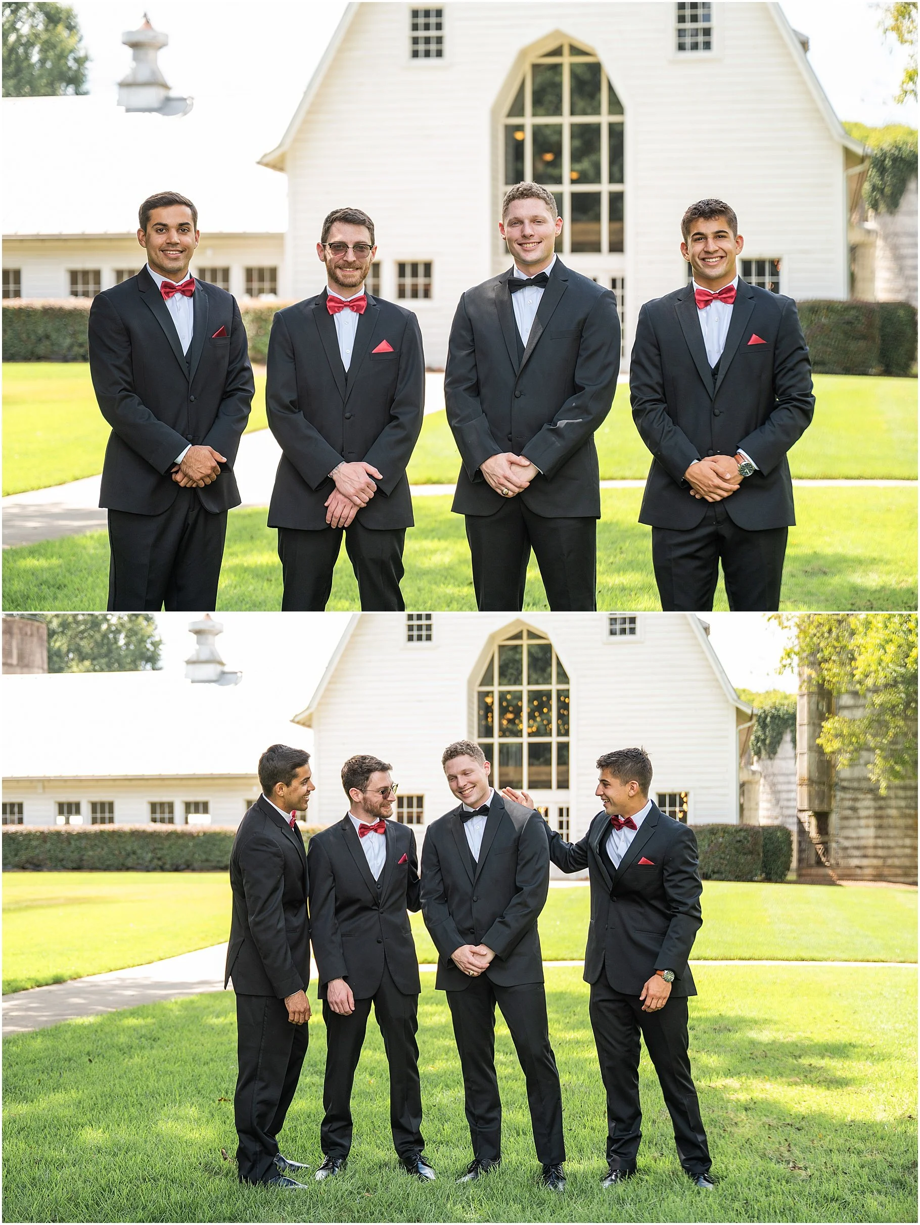 Groom &amp; Groomsmen | Dairy Barn at Anne Springs Close Greenway