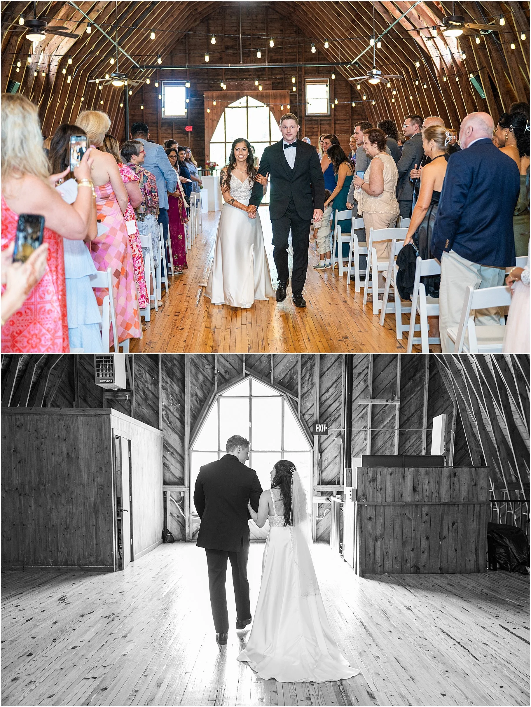 Dairy Barn at Anne Springs Close Greenway | Wedding Exit