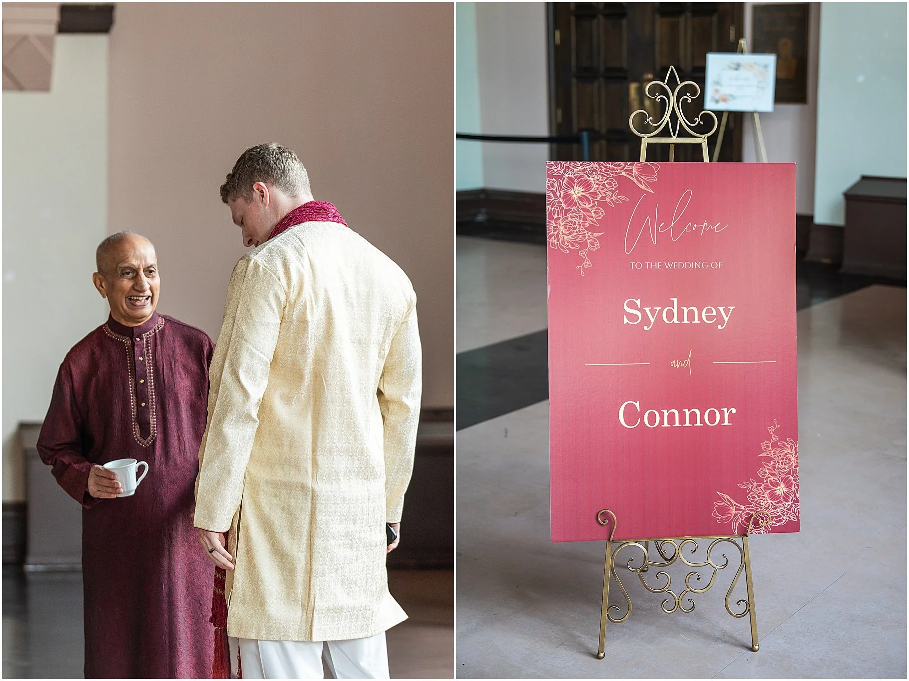 Indian Wedding Welcome | Rock Hill Wedding Photographer