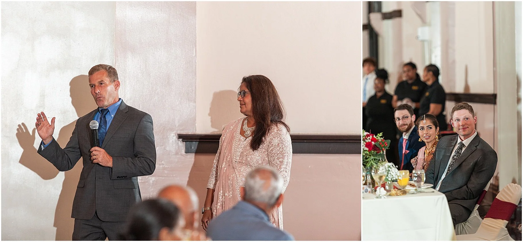 Wedding Reception Toast | NC Wedding Photographer