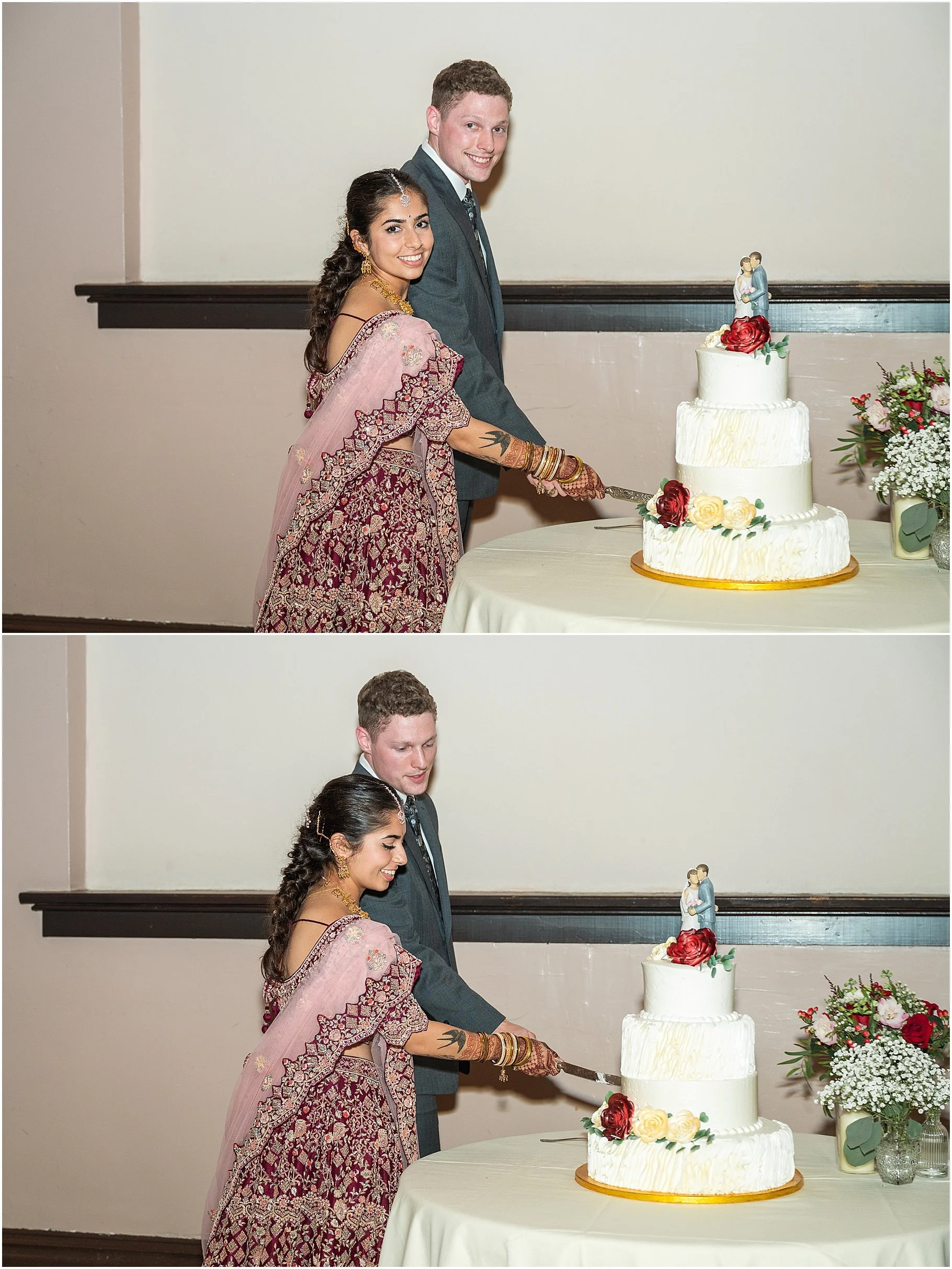 Cake Cutting | Rock Hill Wedding Photographer