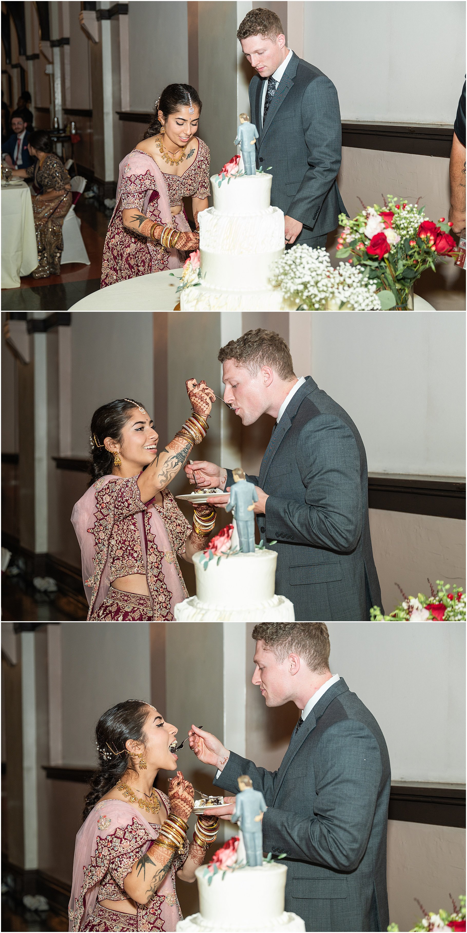 Cake Cutting | Rock Hill Wedding