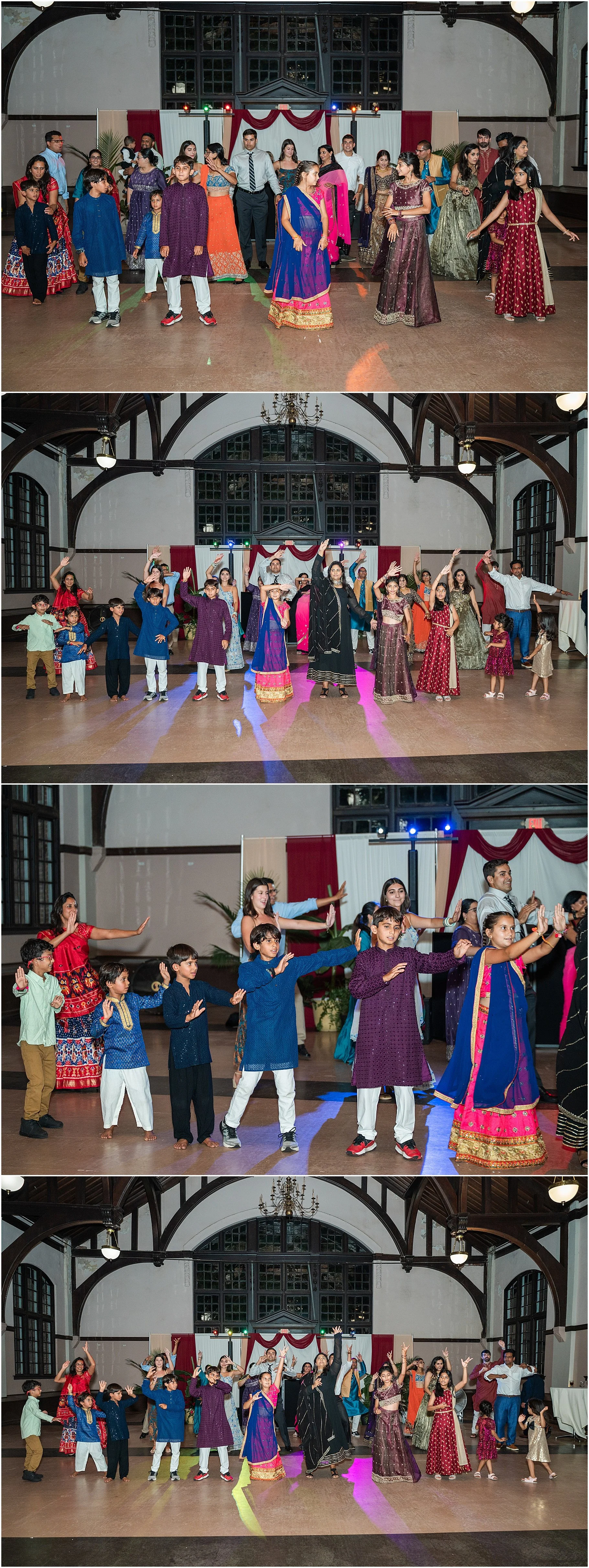 Indian Wedding Reception Dancing | McBryde Hall, Winthrop University