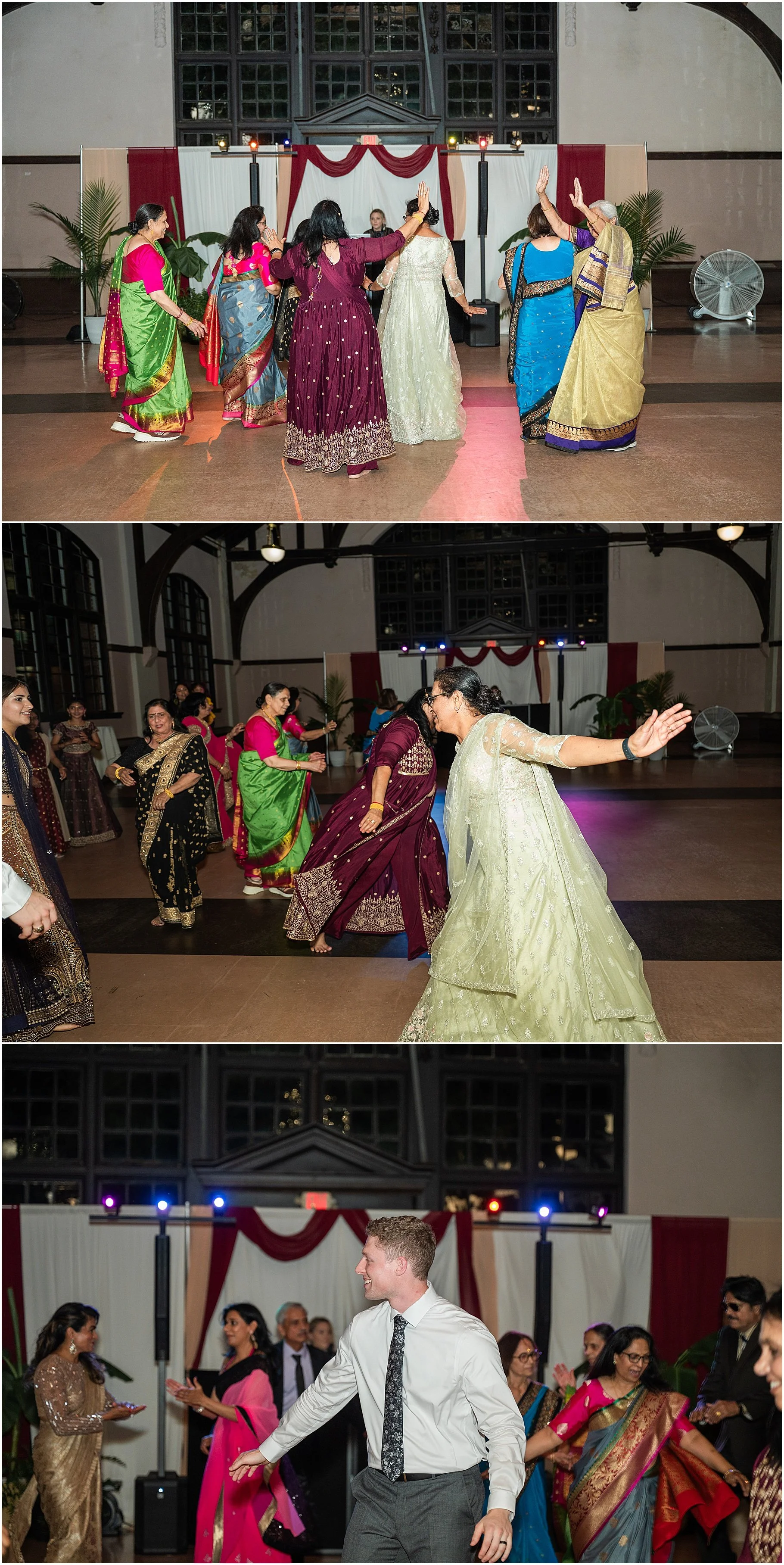 Indian Wedding Reception Dancing | McBryde Hall Wedding