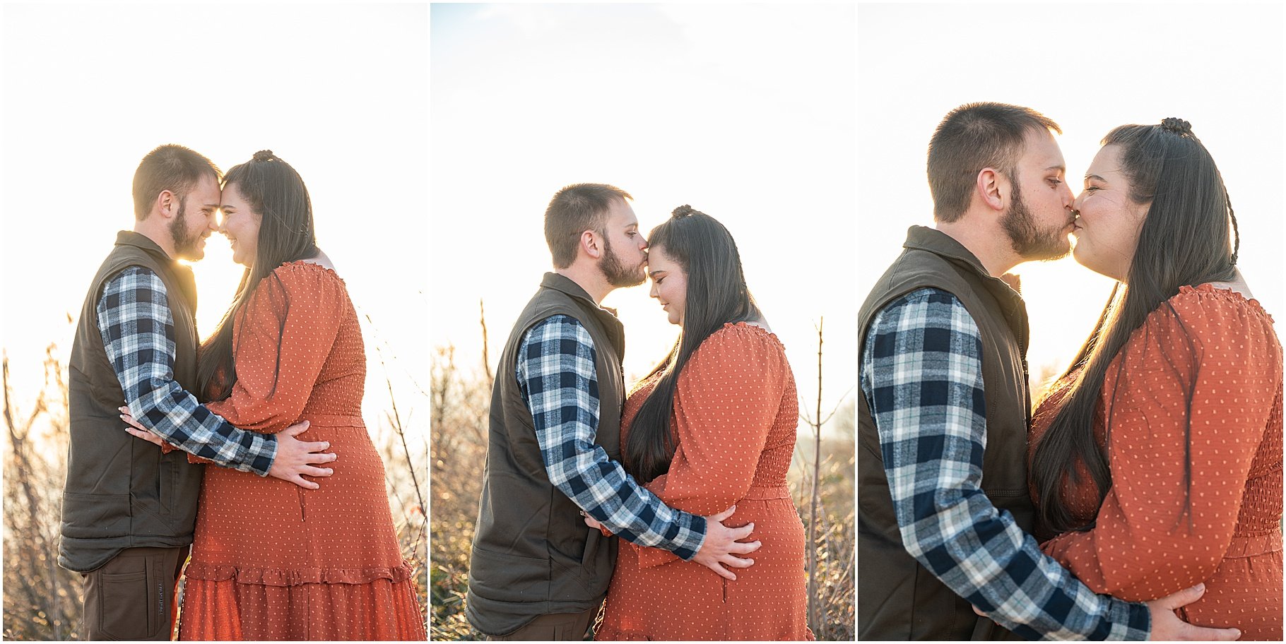 Sassafras Mountain Sunset Engagement Photos | NC Wedding Photographer