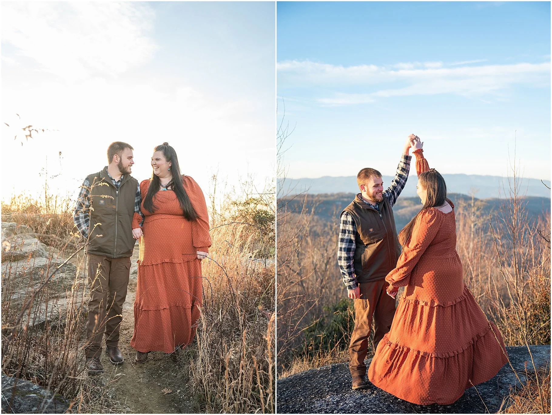 Sassafras Mountain Engagement Photos | NC Wedding Photographer