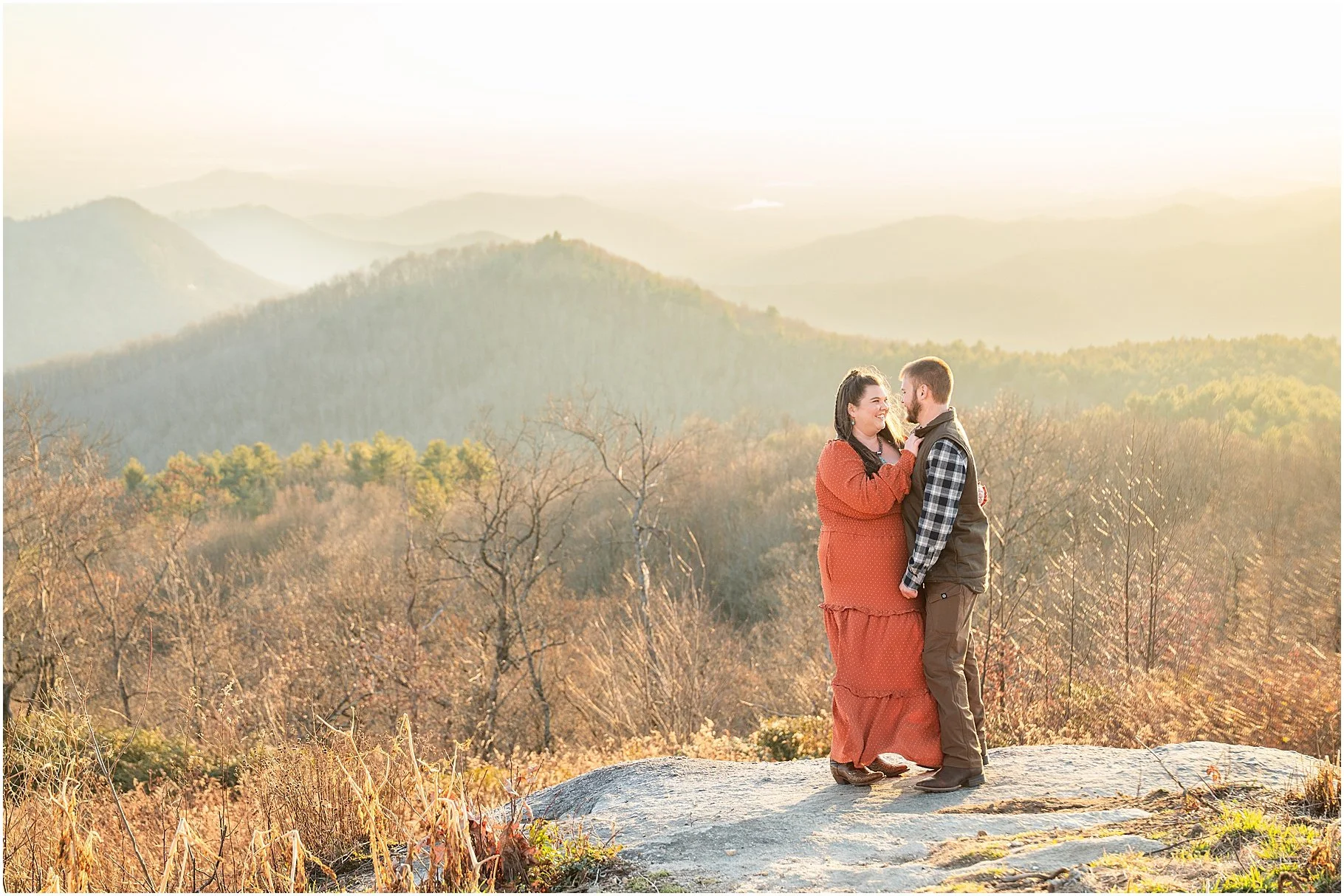 Epic Sassafras Mountaintop Engagement Session | SC Wedding Photographer