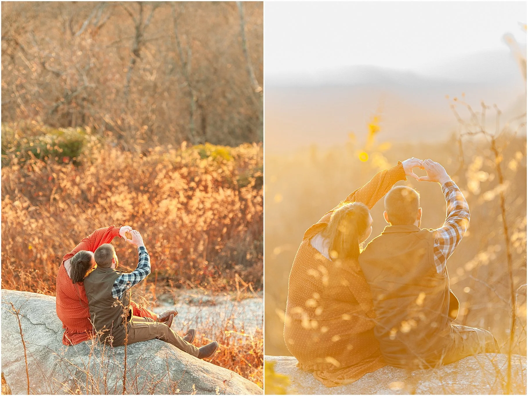 Romantic Mountaintop Engagement Photos | Sassafras Mountain