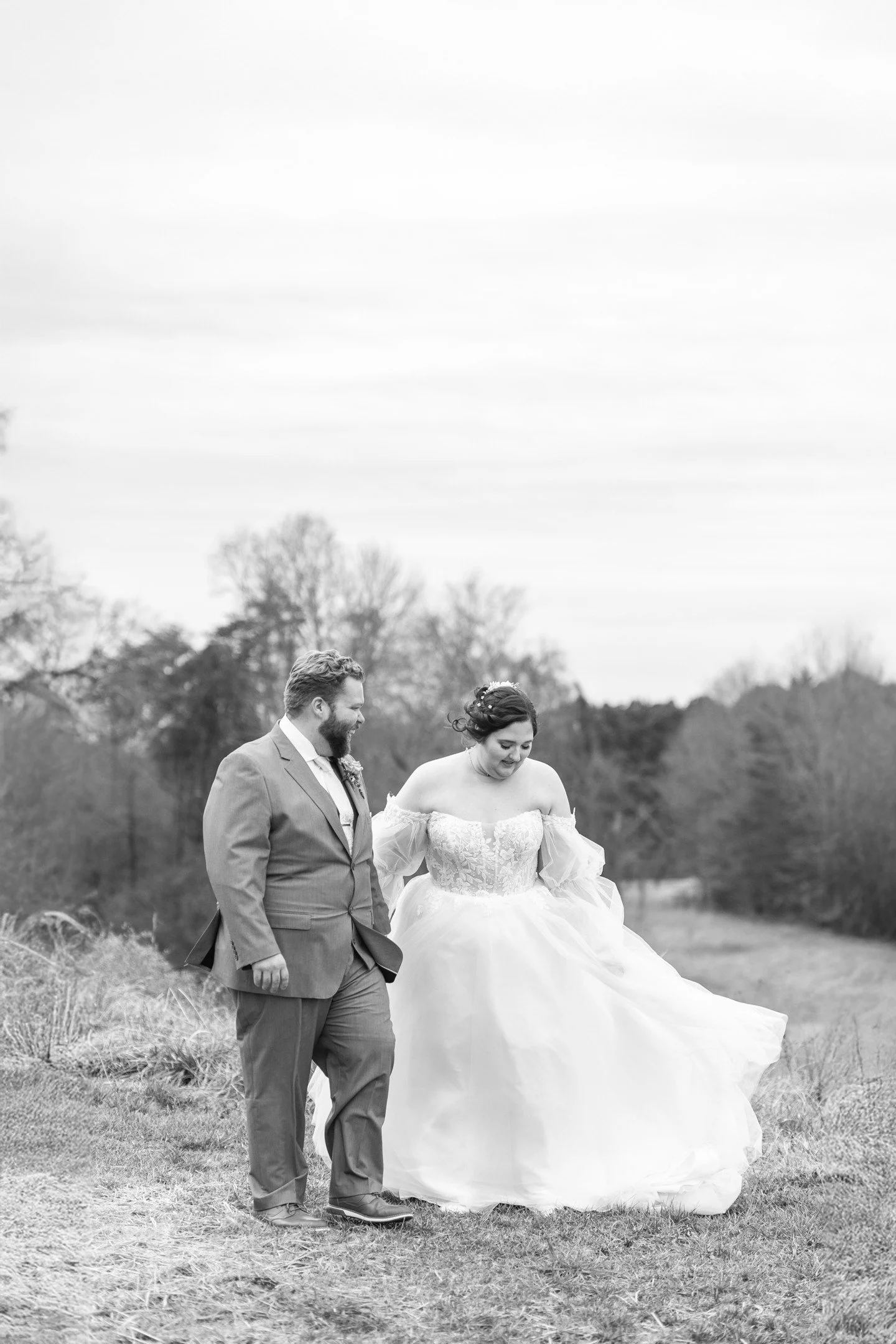 Happy 1st Anniversary to Emily &amp; Wesley, who were married on a cold, windy day (where there was still snow on the ground)! But it didn't matter, because the warmth and love radiated from them both.  May your second year be as sweet as the first! 