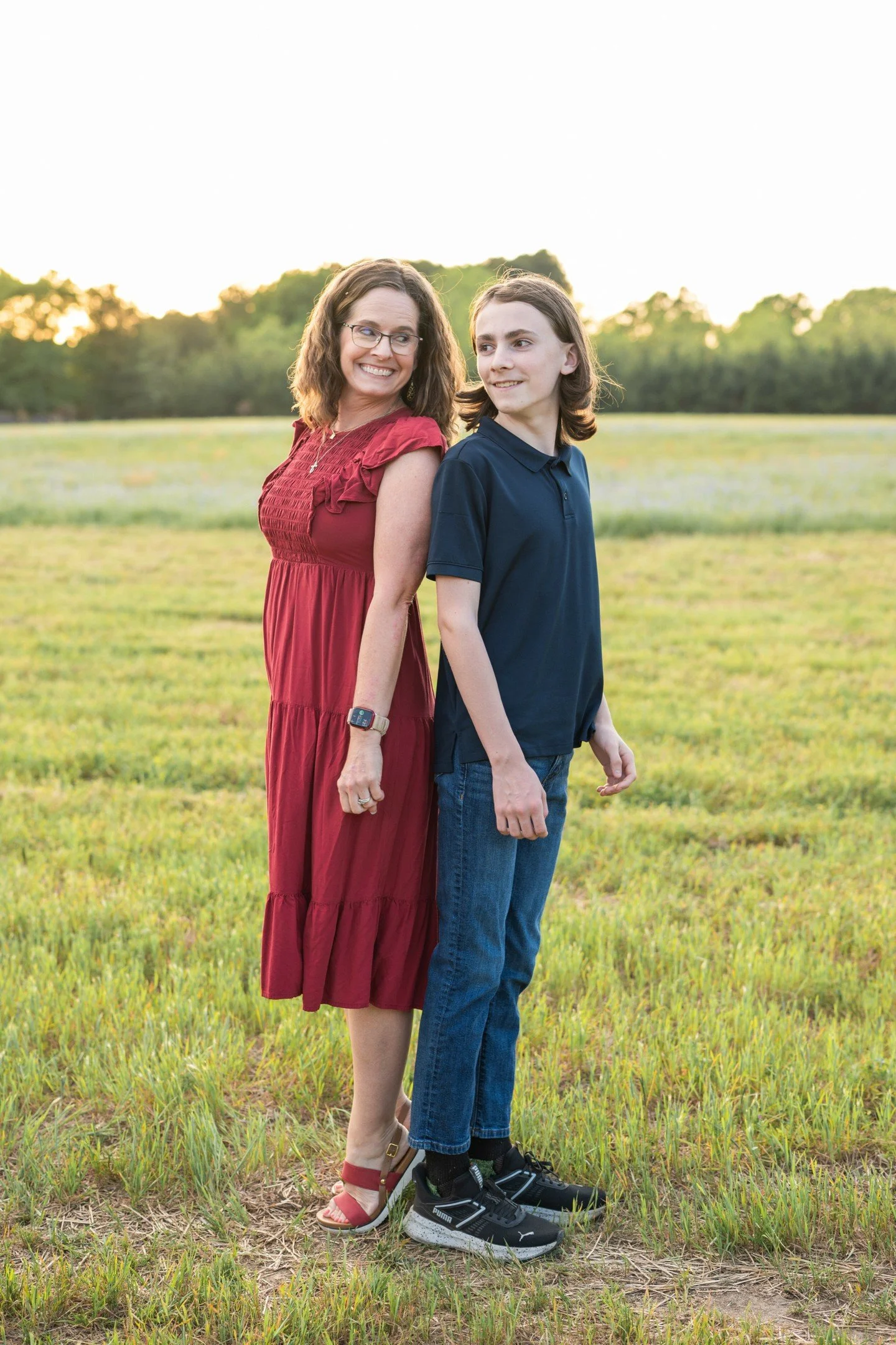 Happy Mother's Day! 🌸  For my birthday last month, I somehow managed to convince my family to put on half-decent clothes and get in front of a camera--you'd think that would not be a big deal with me being a photographer, but I always tell people: I