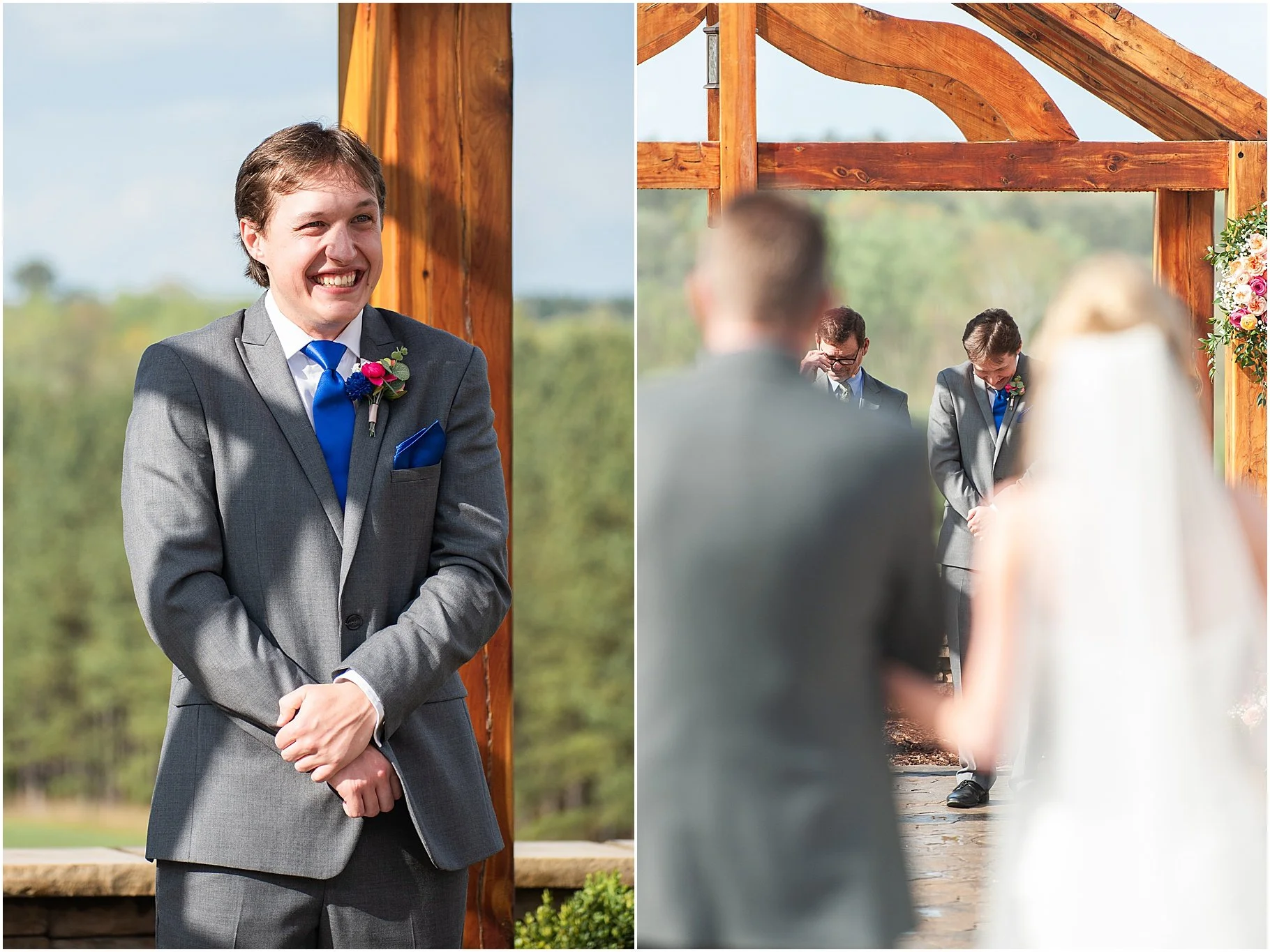 Kings Mountain Wedding Photographer | Turkey Ridge Wedding Ceremony