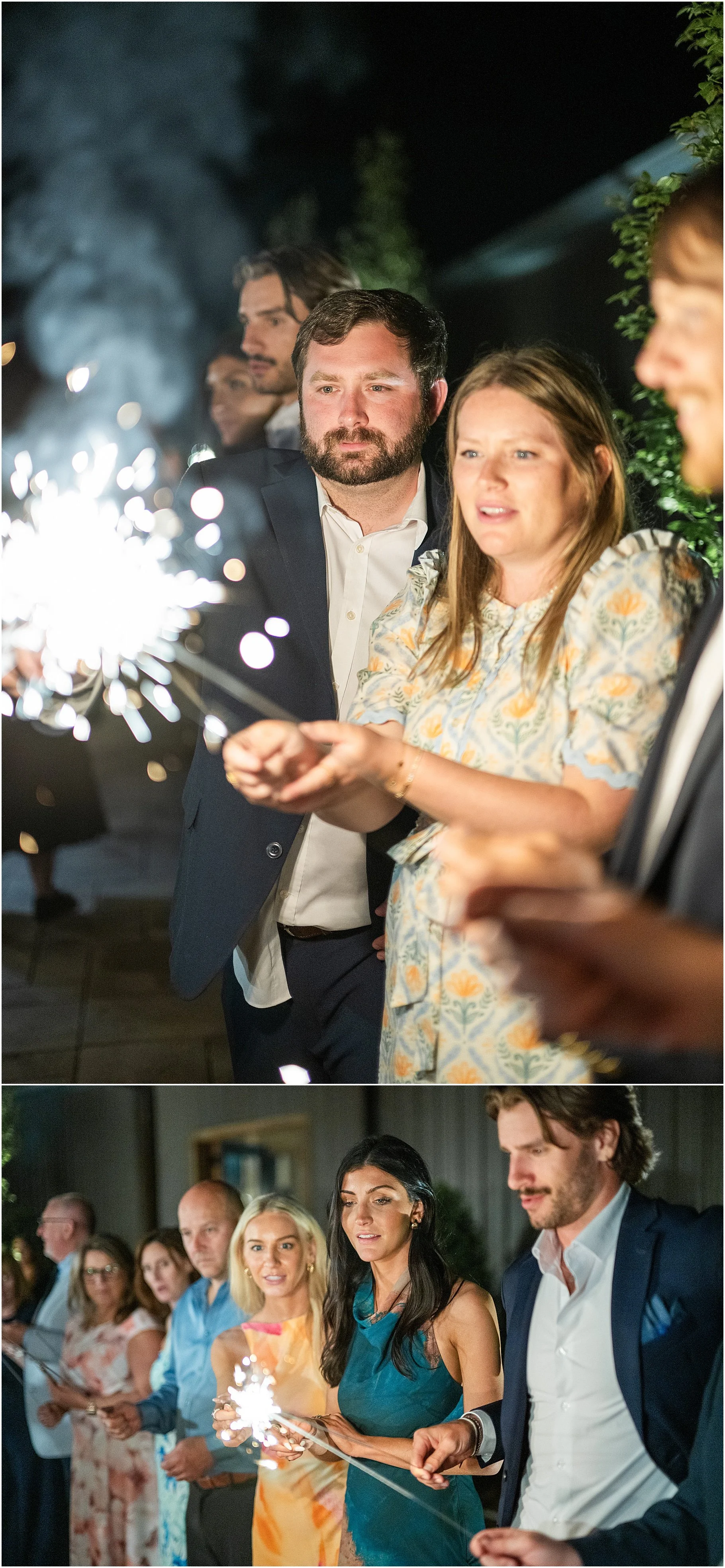 Sparkler Exit | Kings Mountain Wedding Photographer