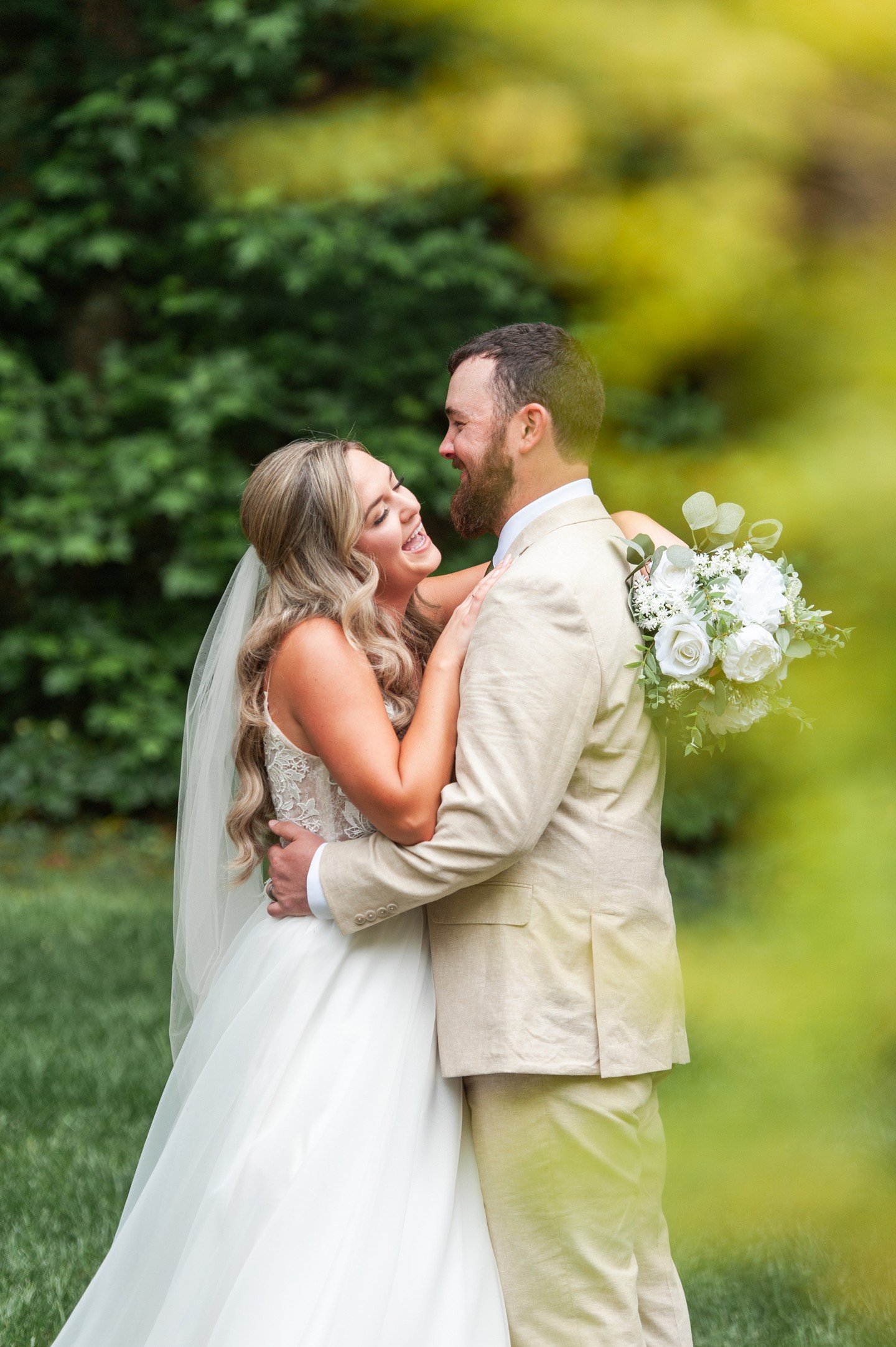 Happy Monthiversary, Megan &amp; Jack!  May all your months be as happy and love-filled as your first. 💕

Venue | WindyGap AirBnB, Lake Wylie
Reception | @driftlkw