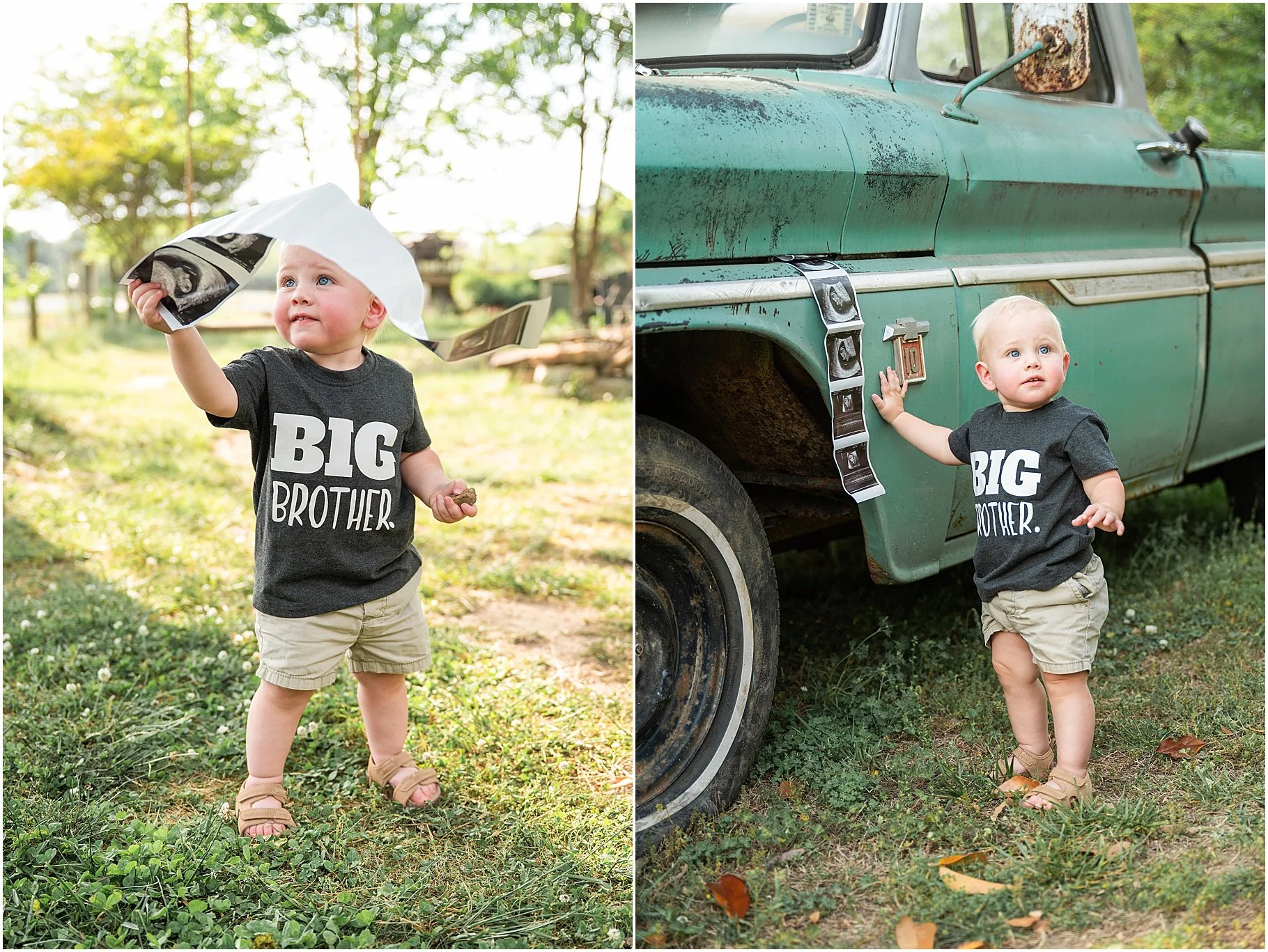 Big Brother Maternity Announcement | Indigo Iris Farm