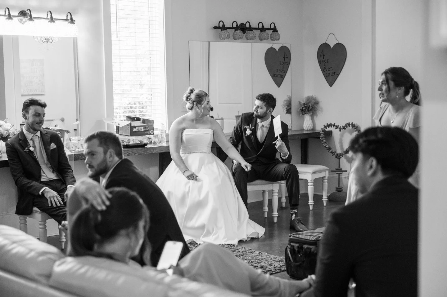 When building your wedding timeline, be sure to build in some time to just be in the moment and breathe.  Embrace that "oh my gosh we just got married!" feeling.

Last summer, Tori and Carter got married on a very warm June afternoon, so we