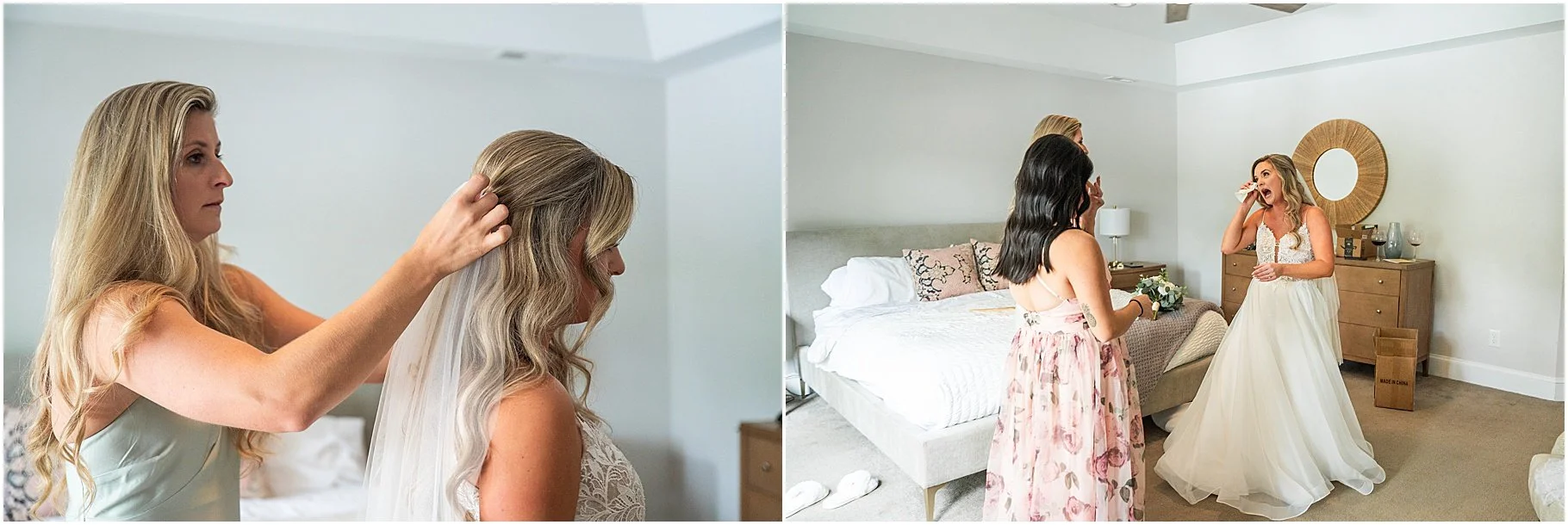 Charlotte Wedding Photographer | Lake Wylie AirBnB Wedding