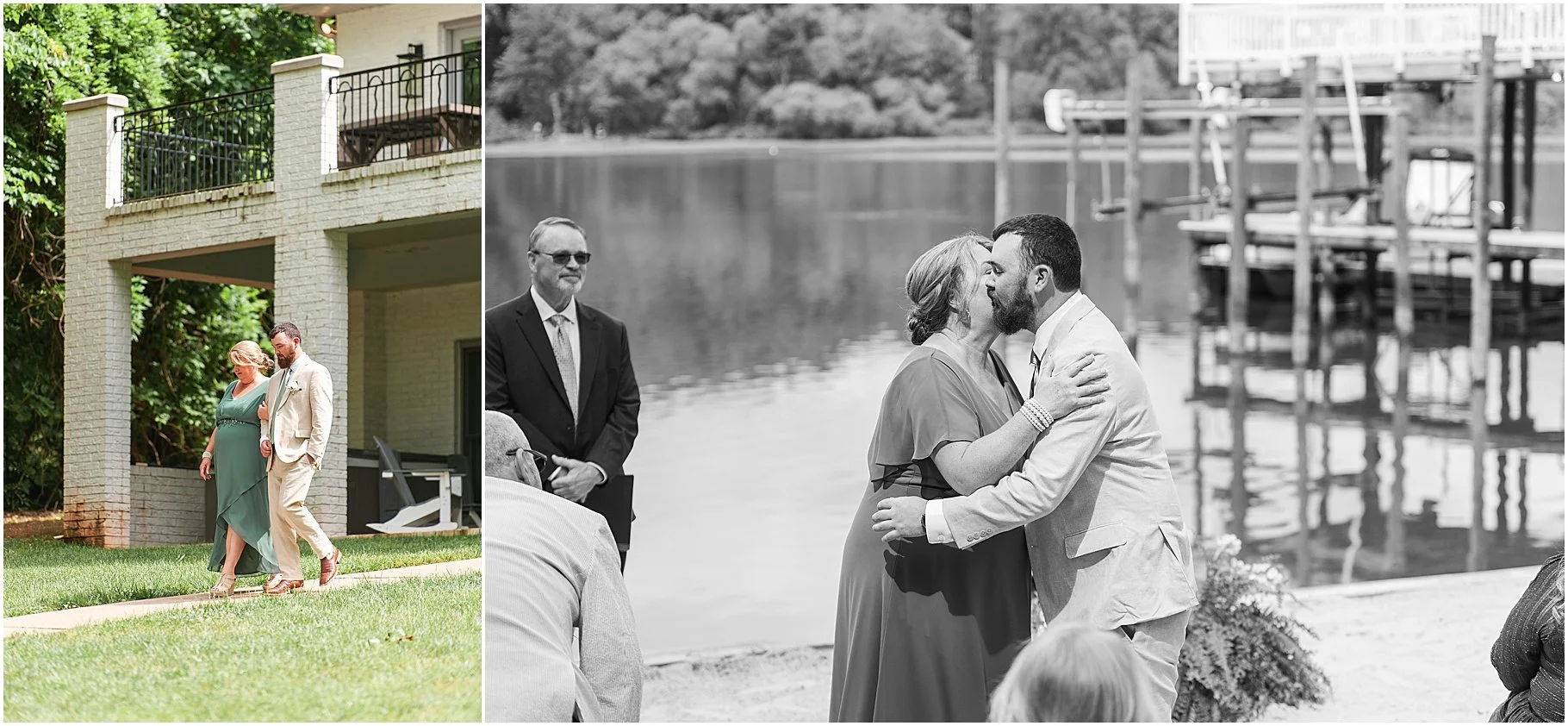 Lake Wylie Wedding Photographer | AirBnB Wedding