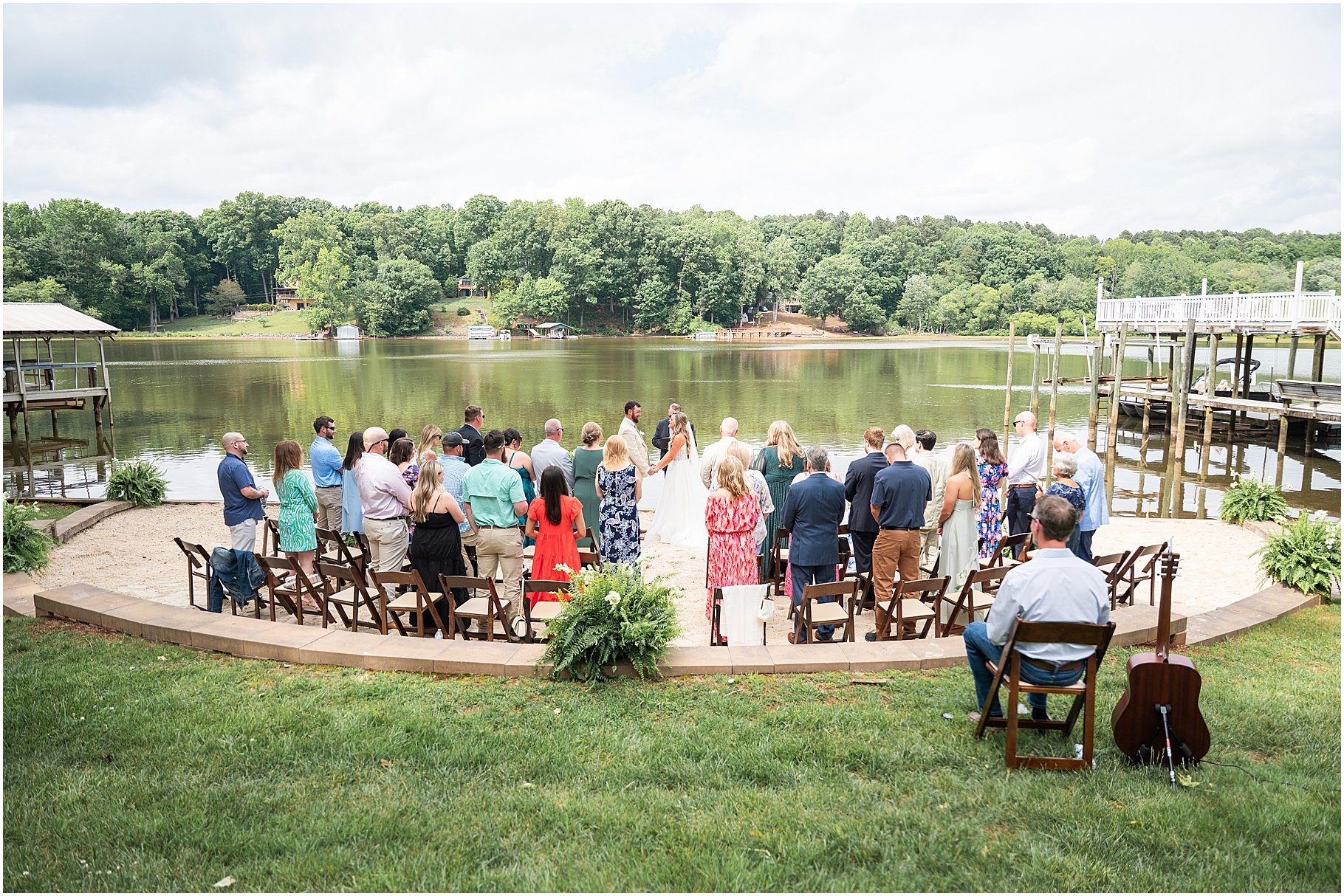 Lake Wylie Wedding | AirBnB Wedding