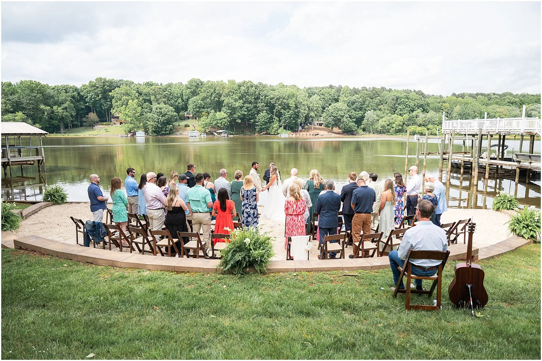 Megan &amp; Jack's Lake Wylie AirBnB Wedding 