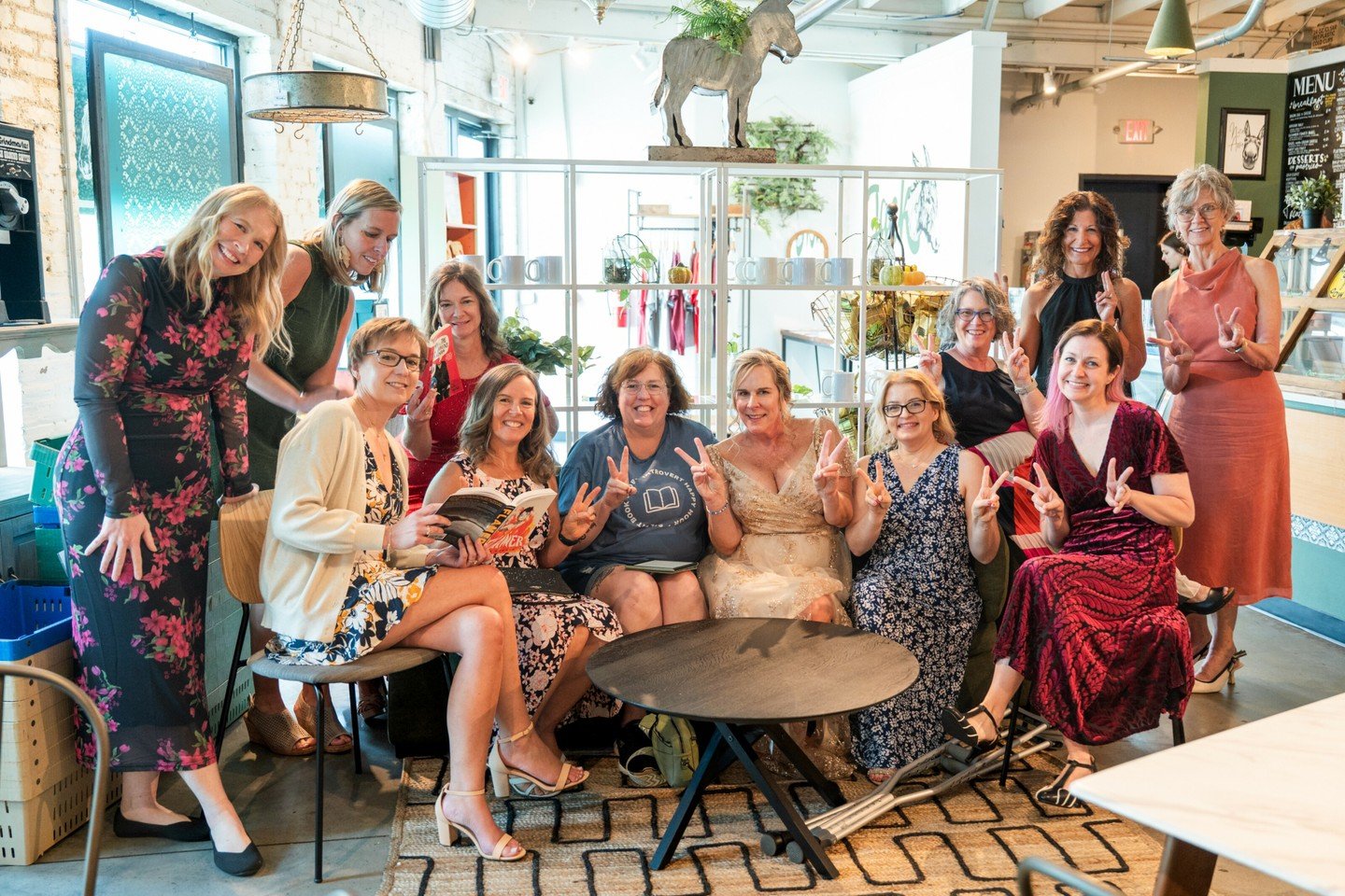 Did you know October is National Book Month?  Last October, I photographed Rena &amp; Rich's wedding.  Rena is a huge book lover (also a former ELA teacher) and a member of a very close group of friends in a book club.  During the ceremony, the book 