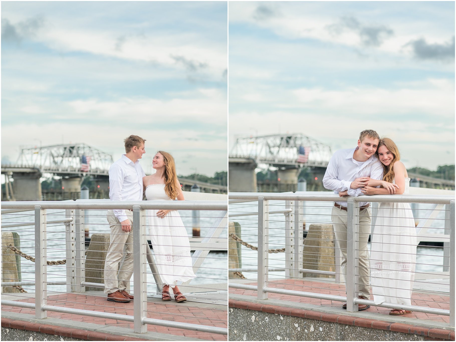 waterfront engagement photos | beaufort sc photographer
