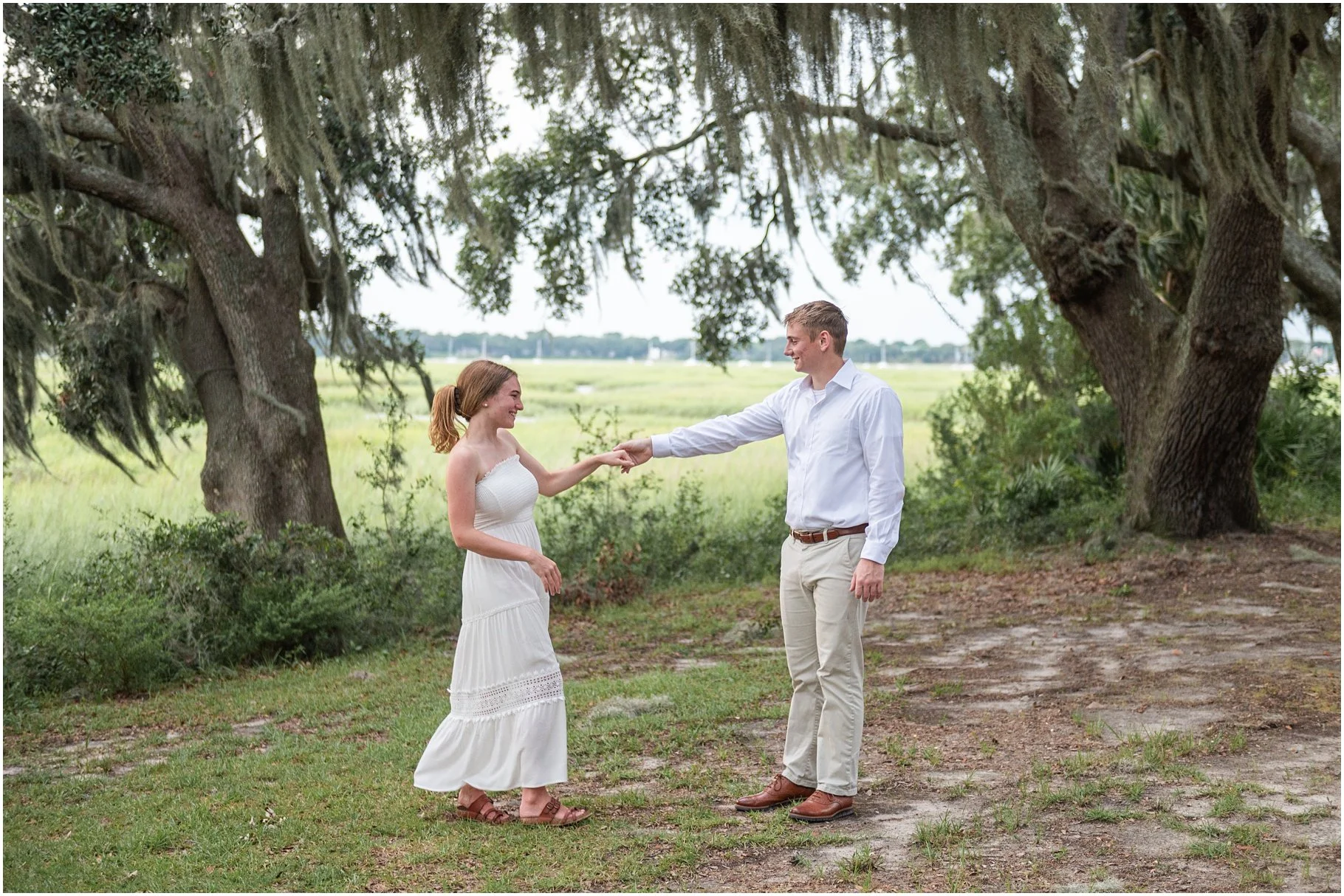 candid engagement photos | natural couple posing ideas
