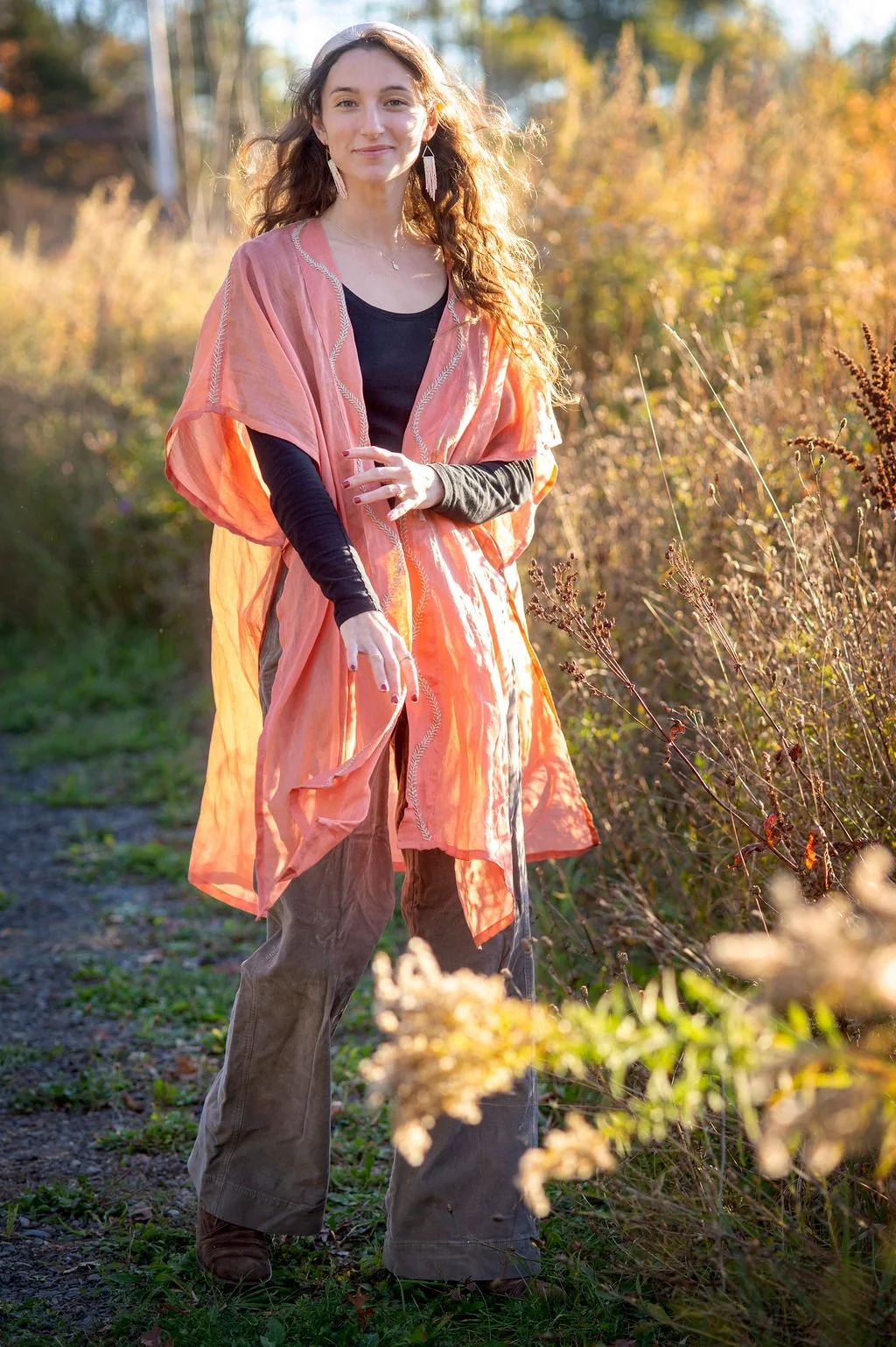 Gentle Wave Open Front Tunic