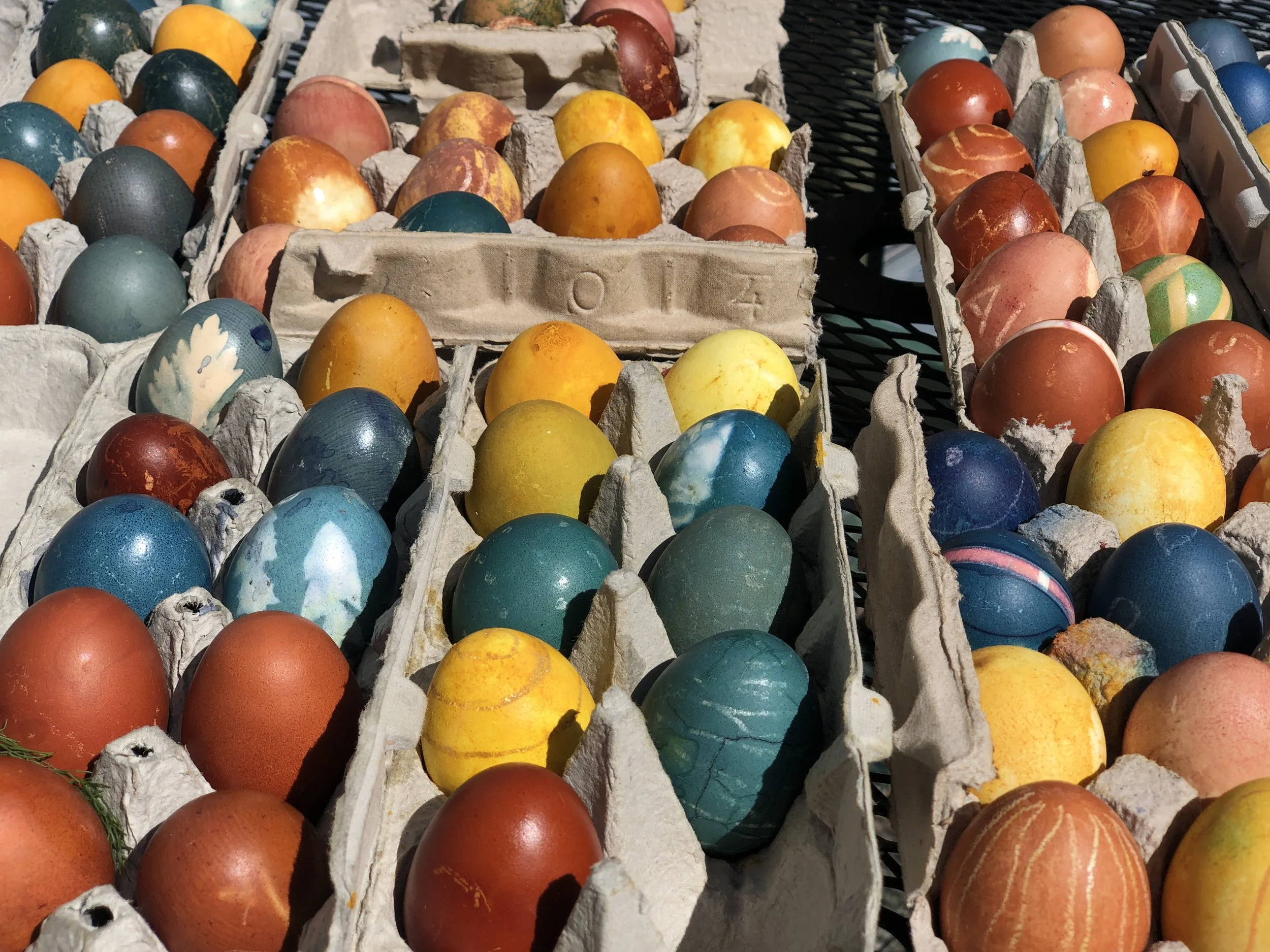 Natural Easter Egg Dyeing at Tilda's Kitchen